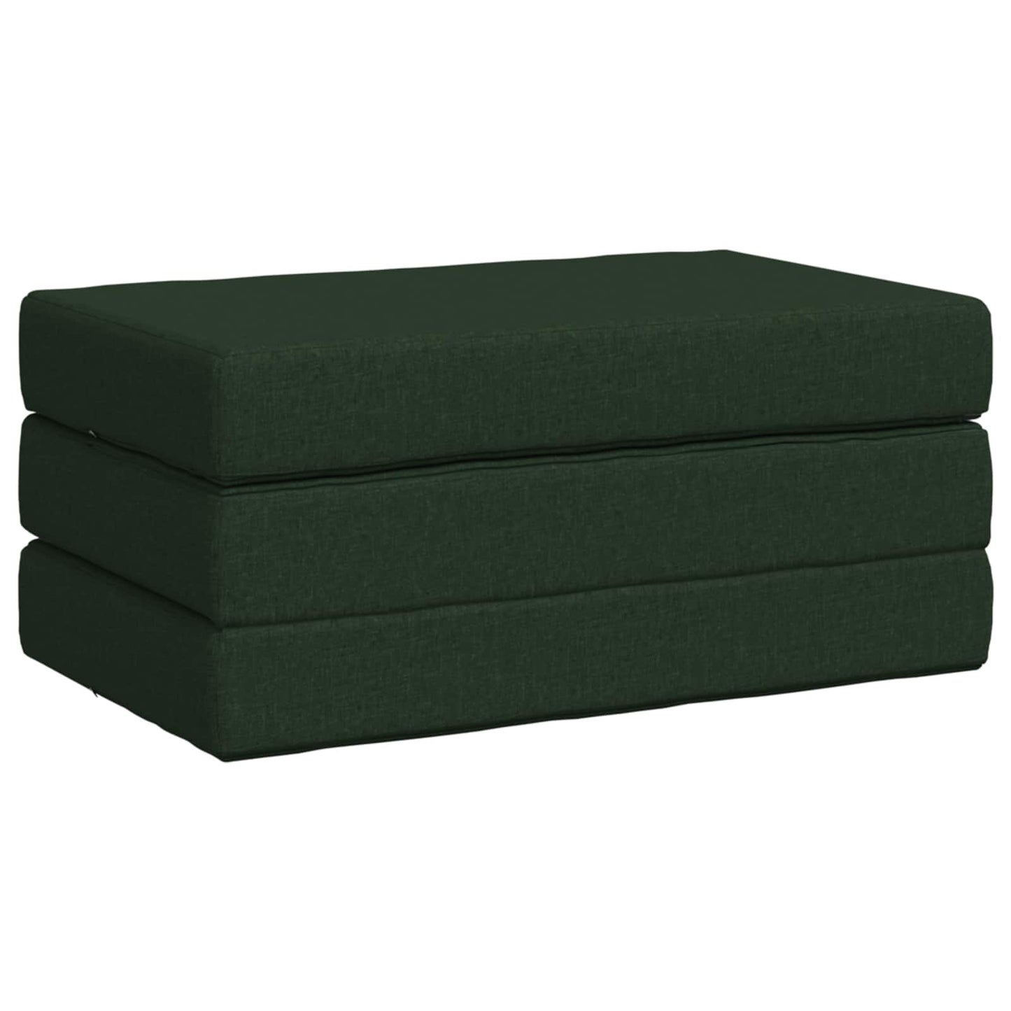 Vouwbare Bankbed 100 x 67 x 45 cm Donkergroen is nu te koop bij PeponiXL, paradijselijk wonen!