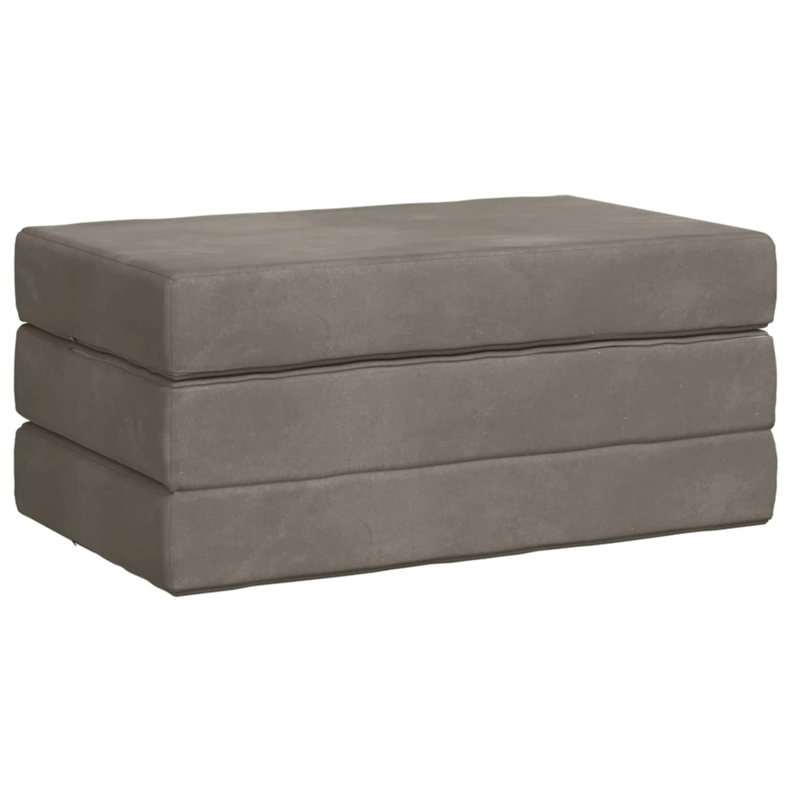 Vouwbare Bankbed 100 x 67 x 45 cm Lichtgrijs is nu te koop bij PeponiXL, paradijselijk wonen!