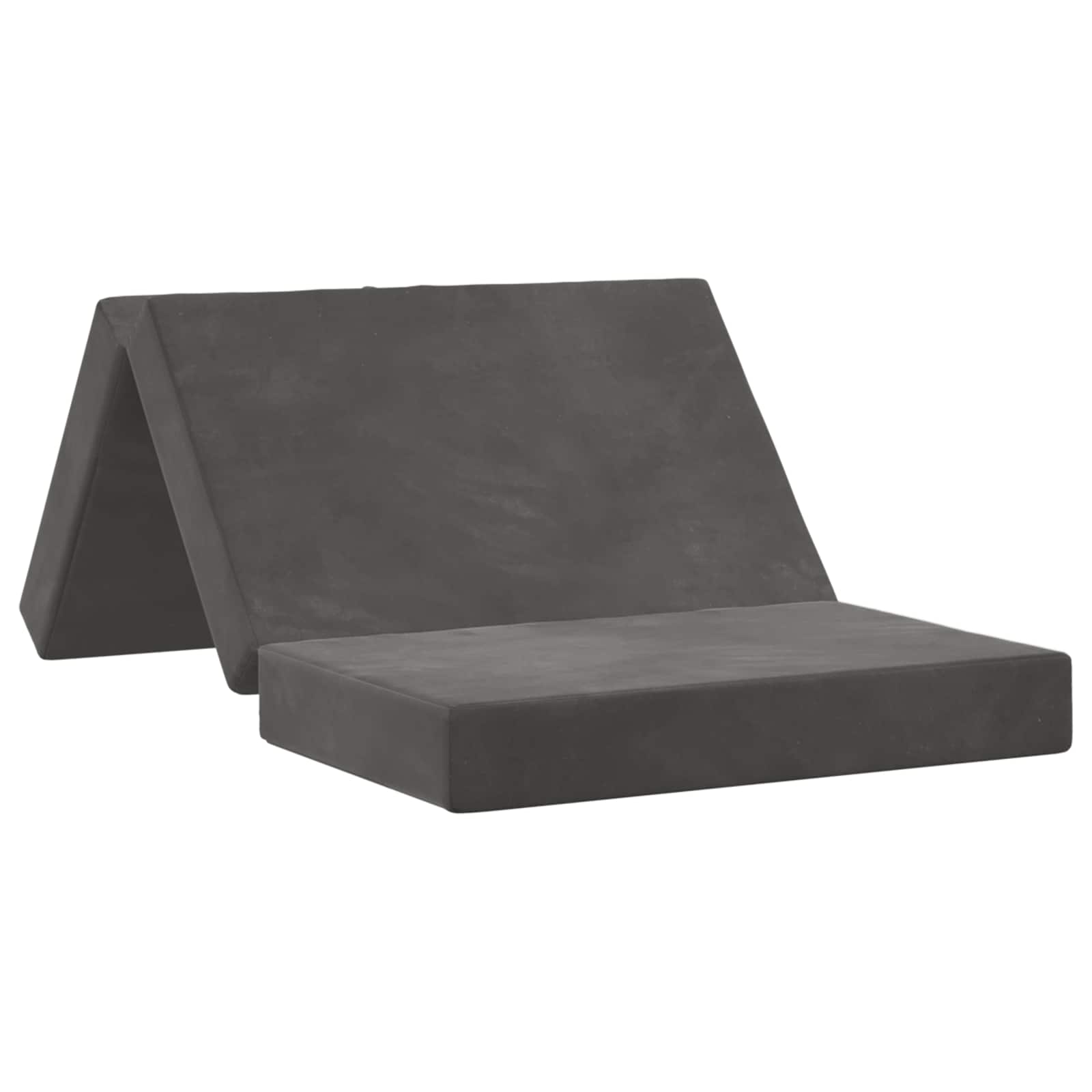 Vouwbare Bankbed 100 x 67 x 45 cm Donkergrijs is nu te koop bij PeponiXL, paradijselijk wonen!
