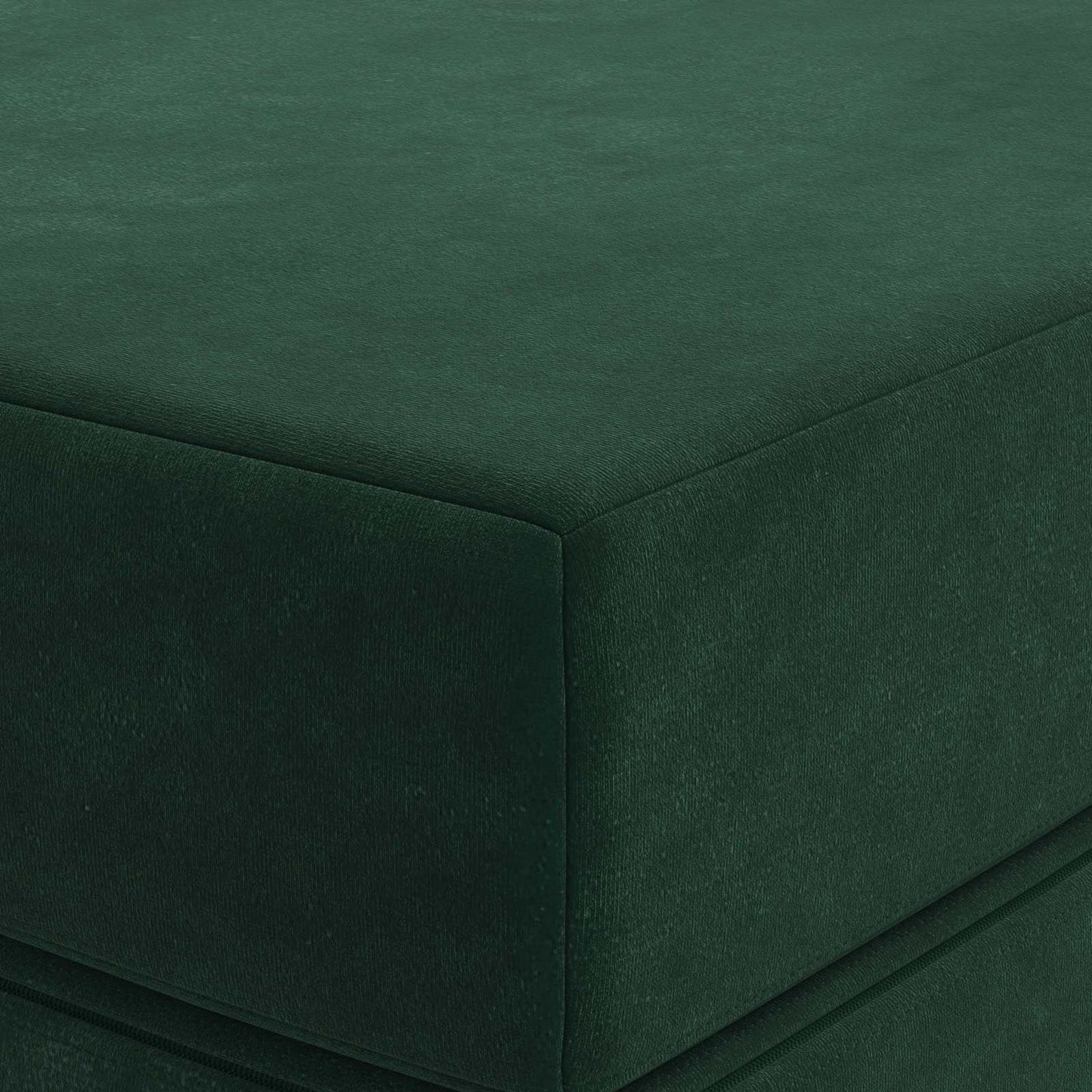 Vouwbare Bankbed 100 x 67 x 45 cm Donkergroen is nu te koop bij PeponiXL, paradijselijk wonen!