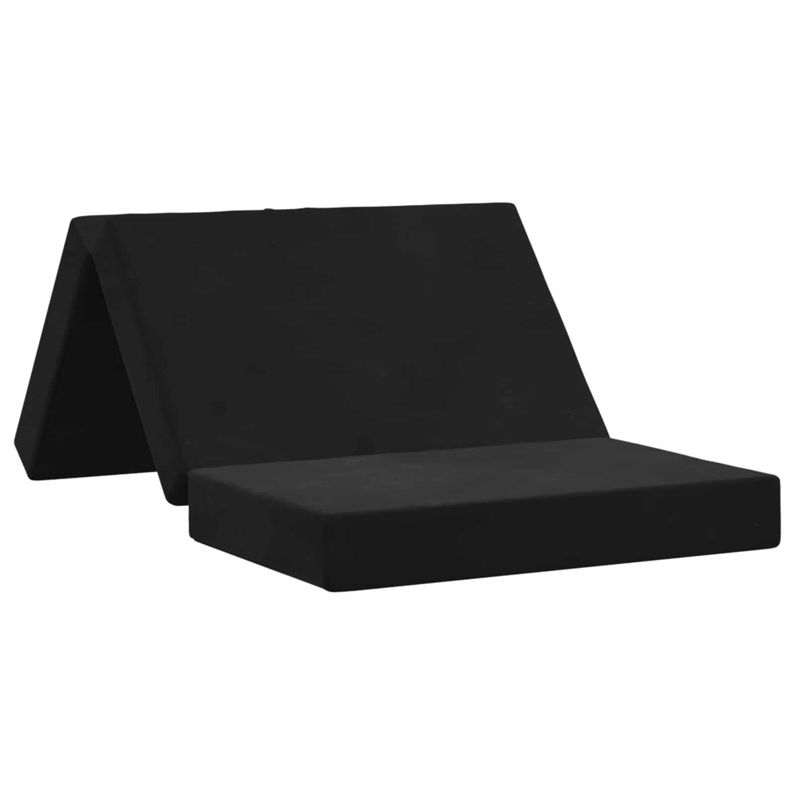 Vouwbare Bankbed 100 x 67 x 45 cm Zwart is nu te koop bij PeponiXL, paradijselijk wonen!