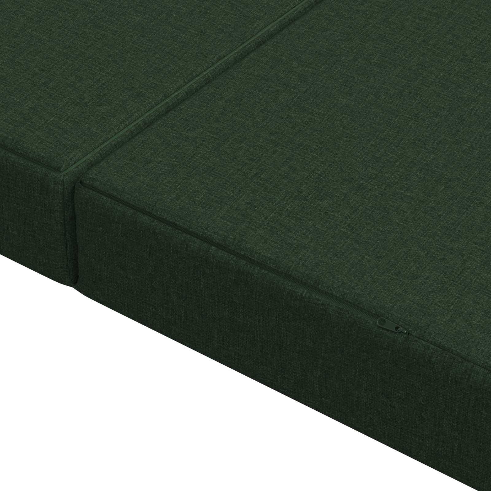 Vouwbare Bankbed 120 x 67 x 45 cm Donkergroen is nu te koop bij PeponiXL, paradijselijk wonen!