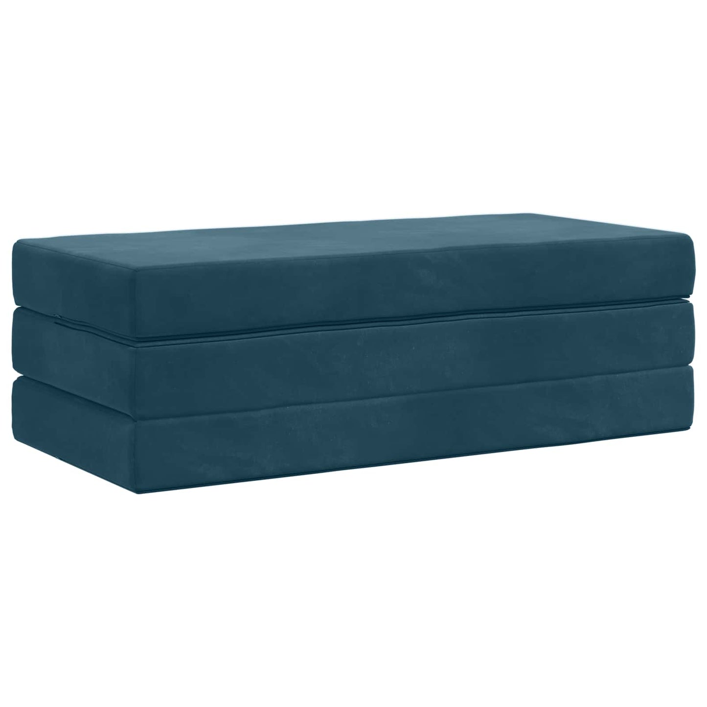 Vouwbare Bankbed 120 x 67 x 45 cm Blauw is nu te koop bij PeponiXL, paradijselijk wonen!