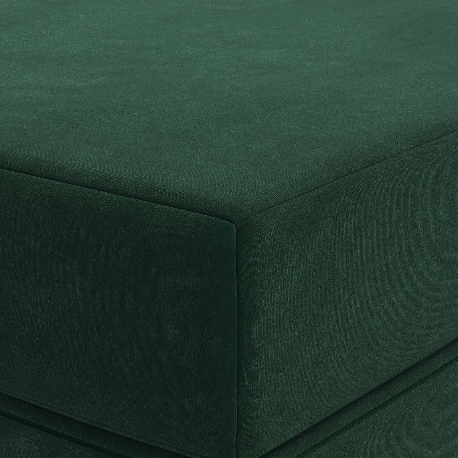 Vouwbare Bankbed 120 x 67 x 45 cm Donkergroen is nu te koop bij PeponiXL, paradijselijk wonen!