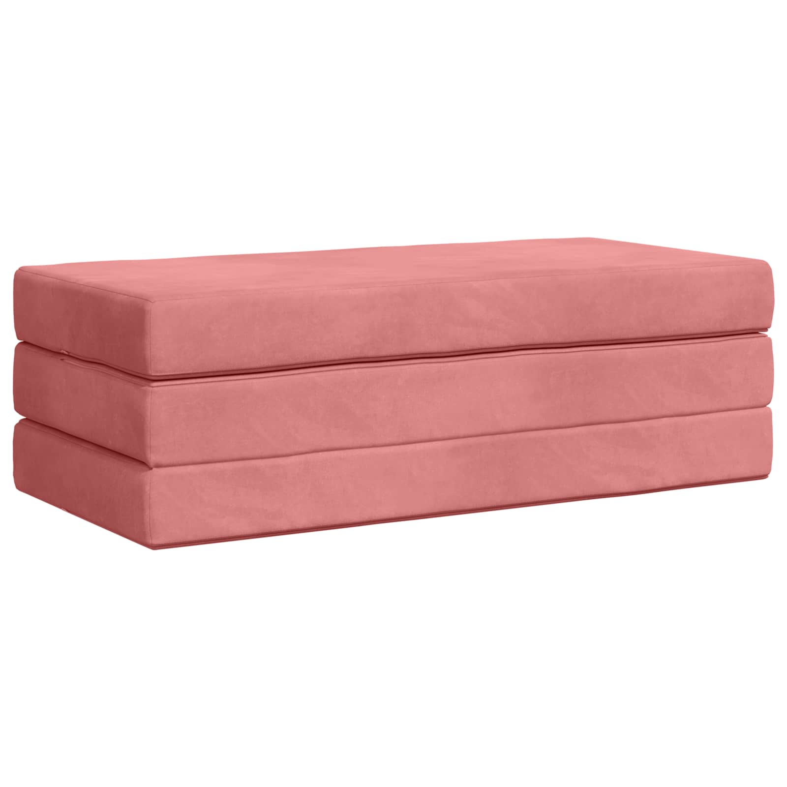 Vouwbare Bankbed 120 x 67 x 45 cm Roze is nu te koop bij PeponiXL, paradijselijk wonen!