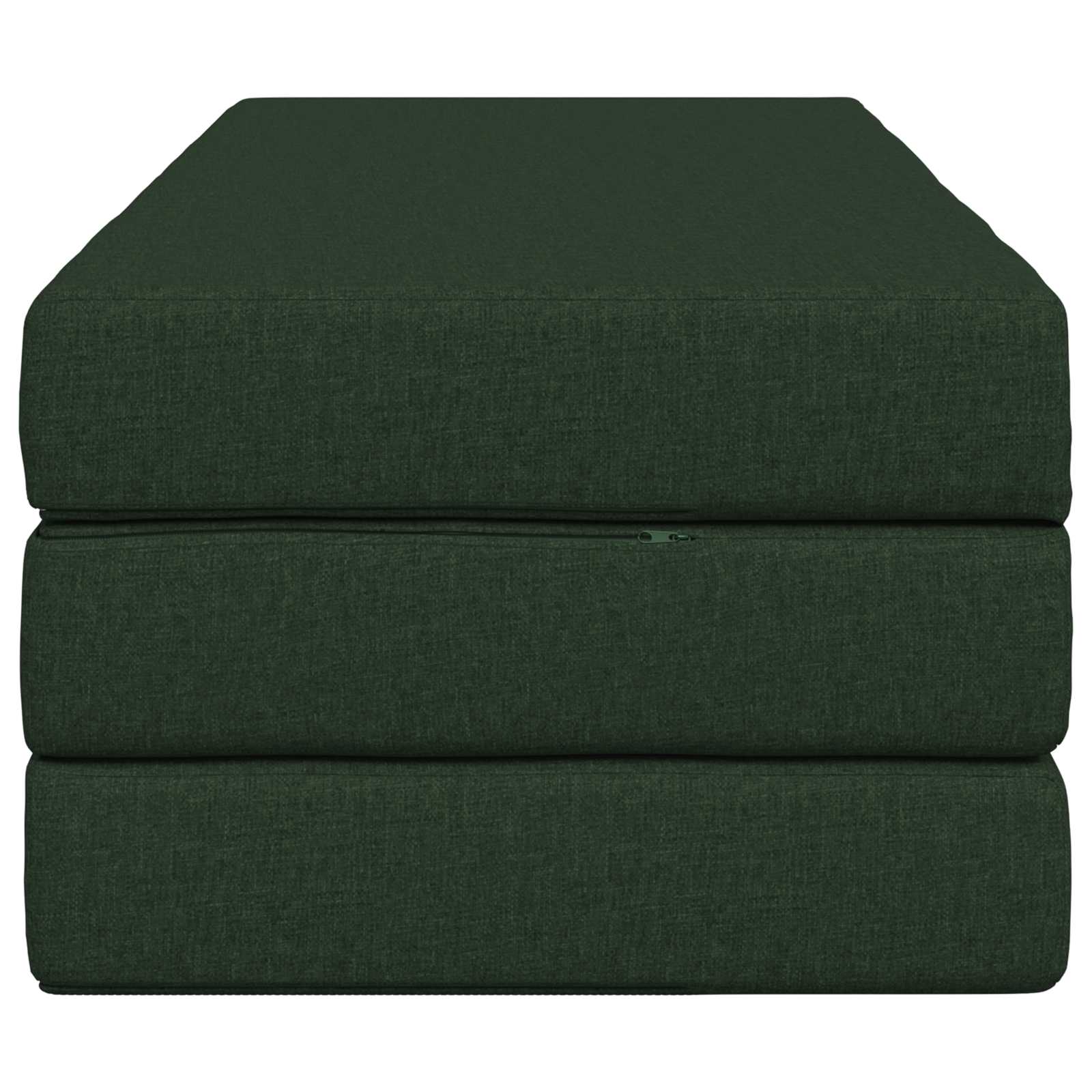 Vouwbare Bankbed 140 x 67 x 45 cm Donkergroen is nu te koop bij PeponiXL, paradijselijk wonen!