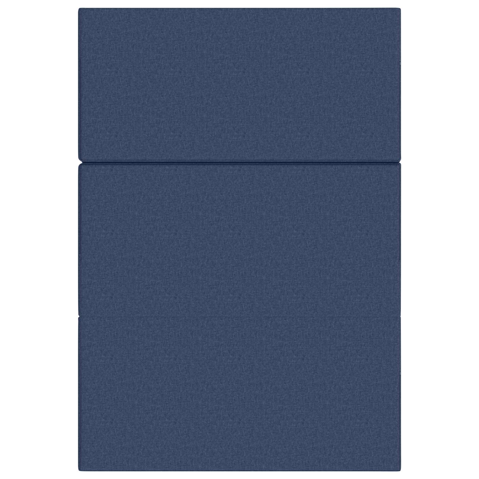 Vouwbare Bankbed 140 x 67 x 45 cm Blauw is nu te koop bij PeponiXL, paradijselijk wonen!