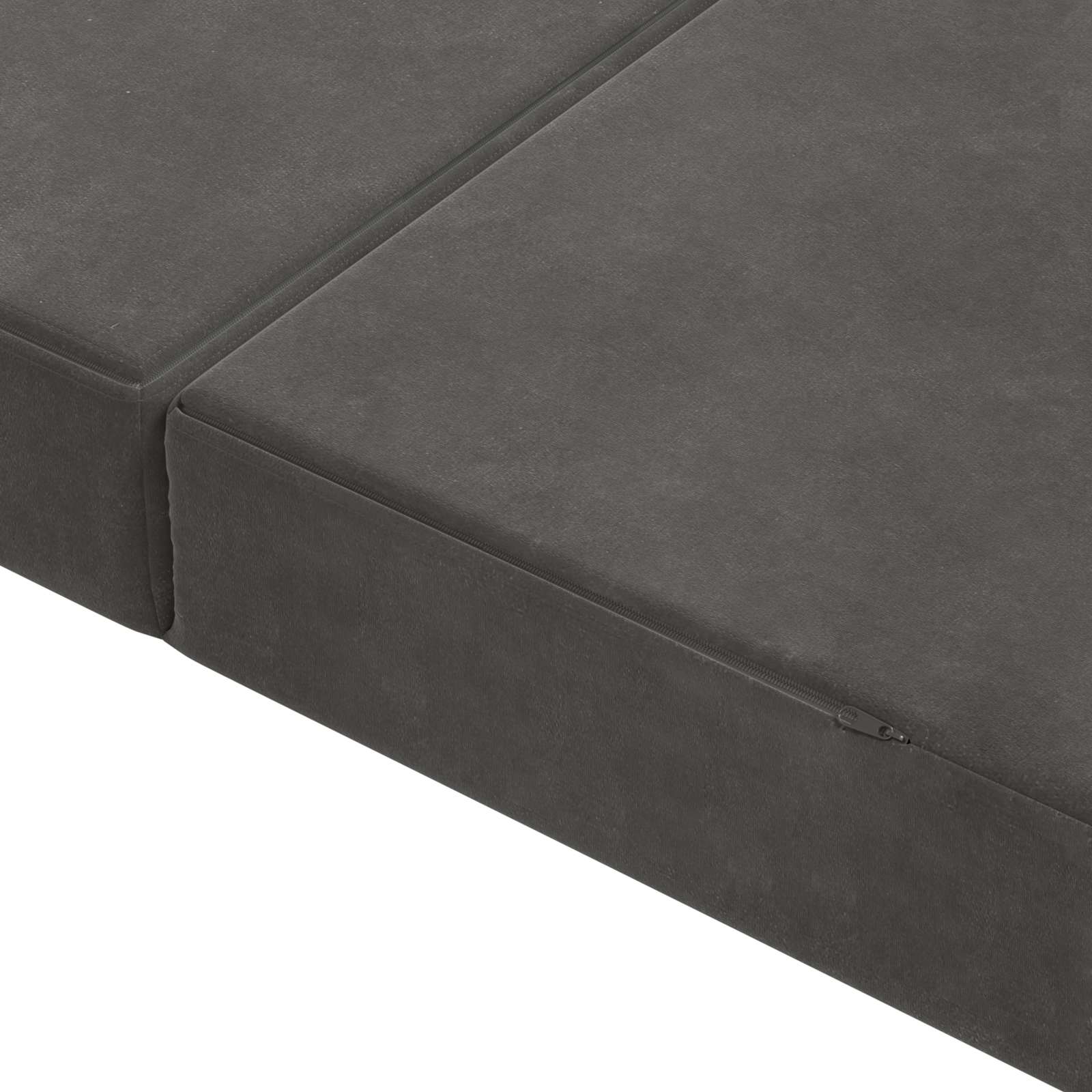 Vouwbare Bankbed 140 x 67 x 45 cm Donkergrijs is nu te koop bij PeponiXL, paradijselijk wonen!