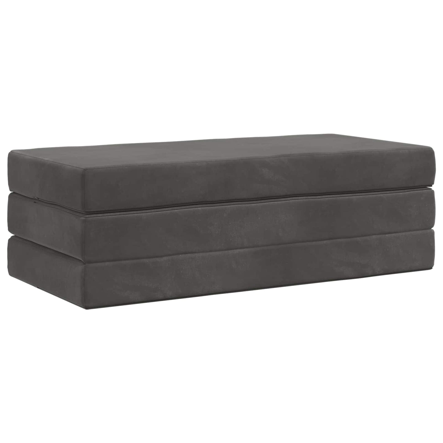 Vouwbare Bankbed 140 x 67 x 45 cm Donkergrijs is nu te koop bij PeponiXL, paradijselijk wonen!