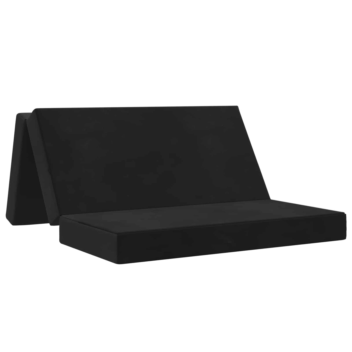 Vouwbare Bankbed 140 x 67 x 45 cm Zwart is nu te koop bij PeponiXL, paradijselijk wonen!