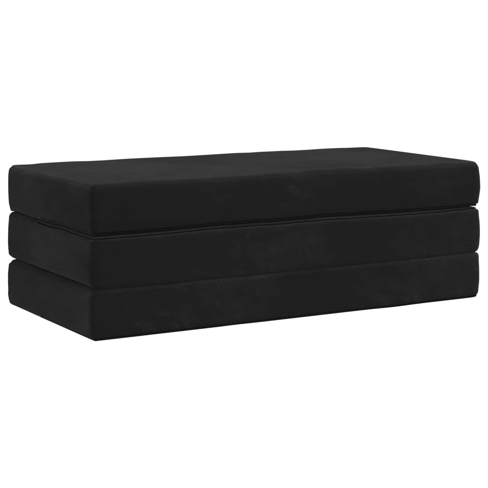 Vouwbare Bankbed 140 x 67 x 45 cm Zwart is nu te koop bij PeponiXL, paradijselijk wonen!