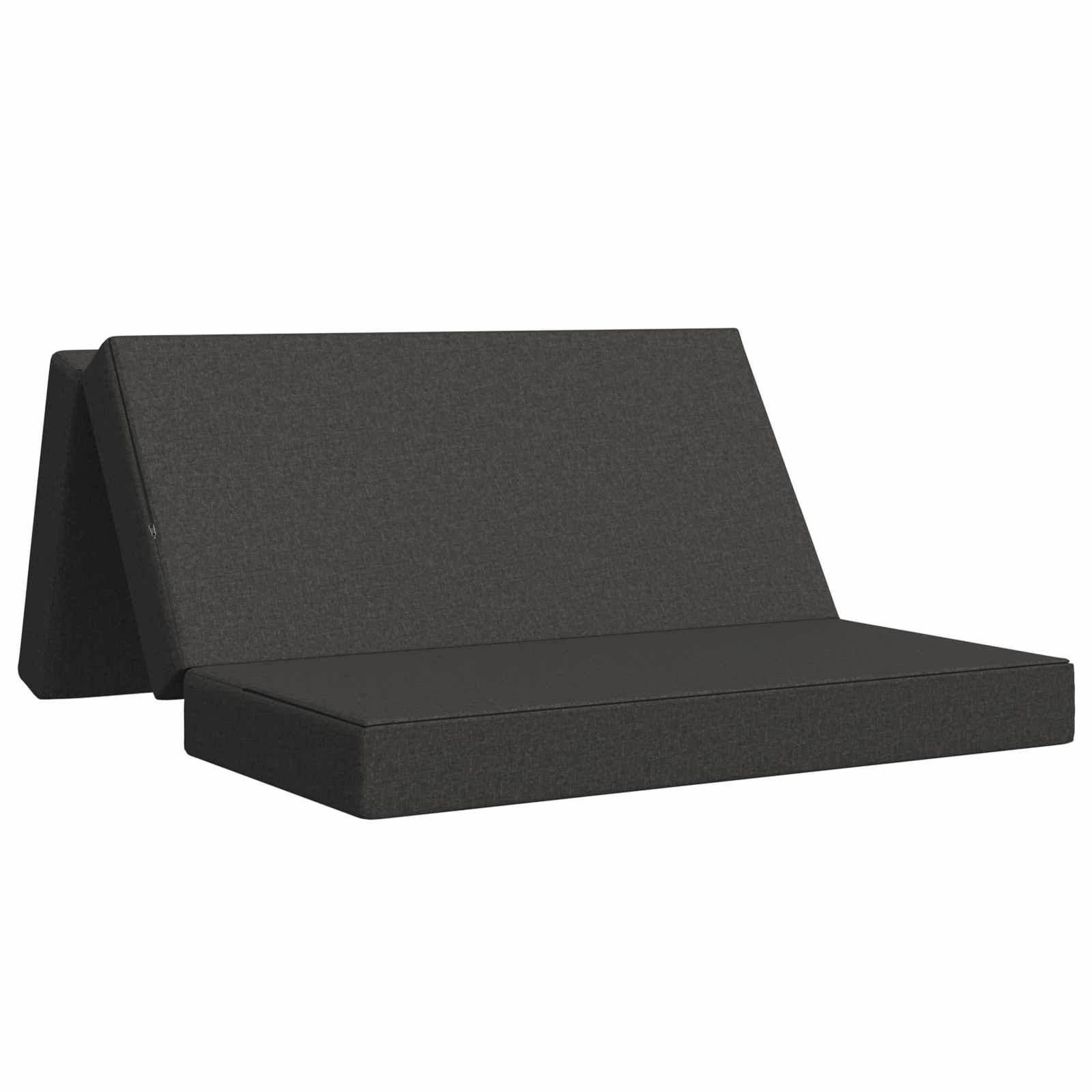 Vouwbare Bankbed 160 x 67 x 45 cm Donkergrijs is nu te koop bij PeponiXL, paradijselijk wonen!