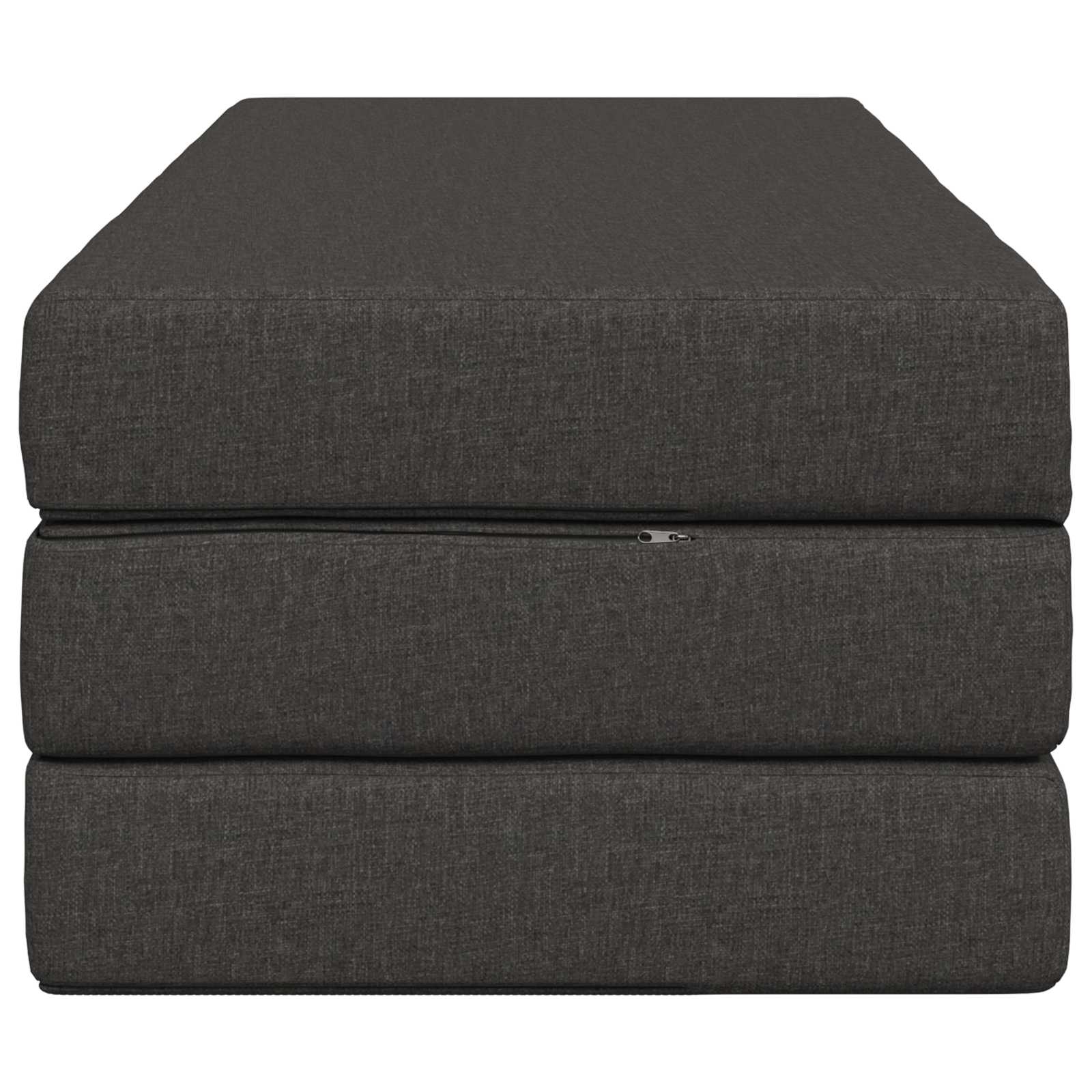 Vouwbare Bankbed 160 x 67 x 45 cm Donkergrijs is nu te koop bij PeponiXL, paradijselijk wonen!