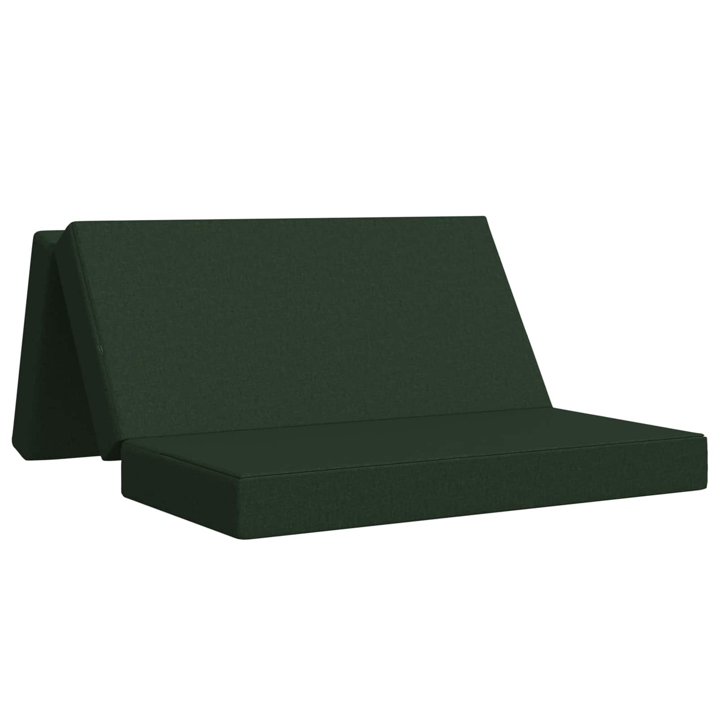 Vouwbare Bankbed 160 x 67 x 45 cm Donkergroen is nu te koop bij PeponiXL, paradijselijk wonen!