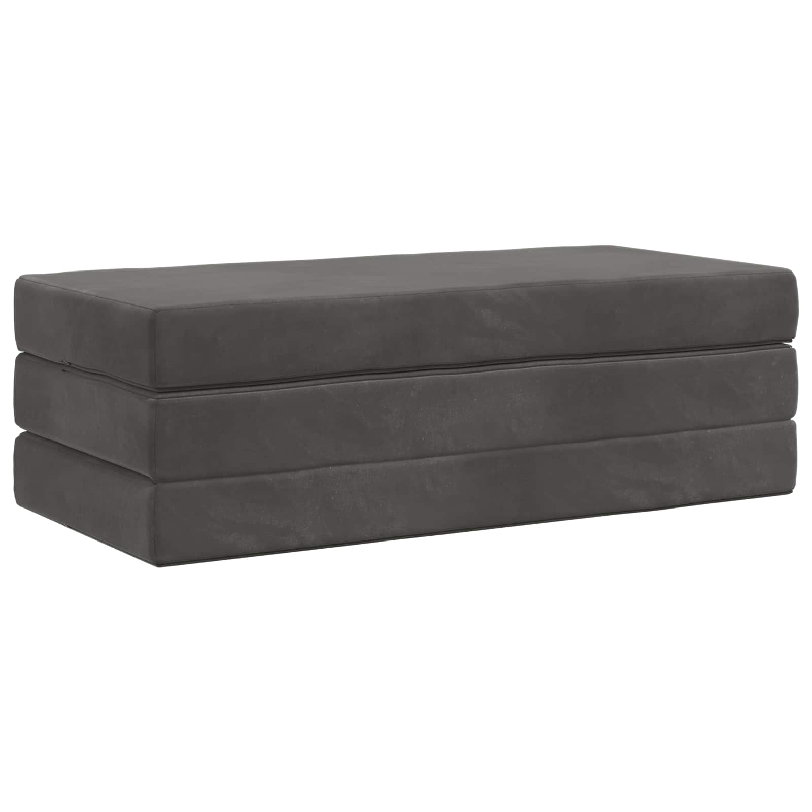 Vouwbare Bankbed 160 x 67 x 45 cm Donkergrijs is nu te koop bij PeponiXL, paradijselijk wonen!