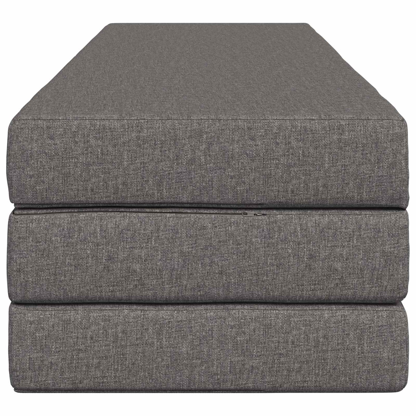 Vouwbare Bankbed 180 x 67 x 45 cm Lichtgrijs is nu te koop bij PeponiXL, paradijselijk wonen!