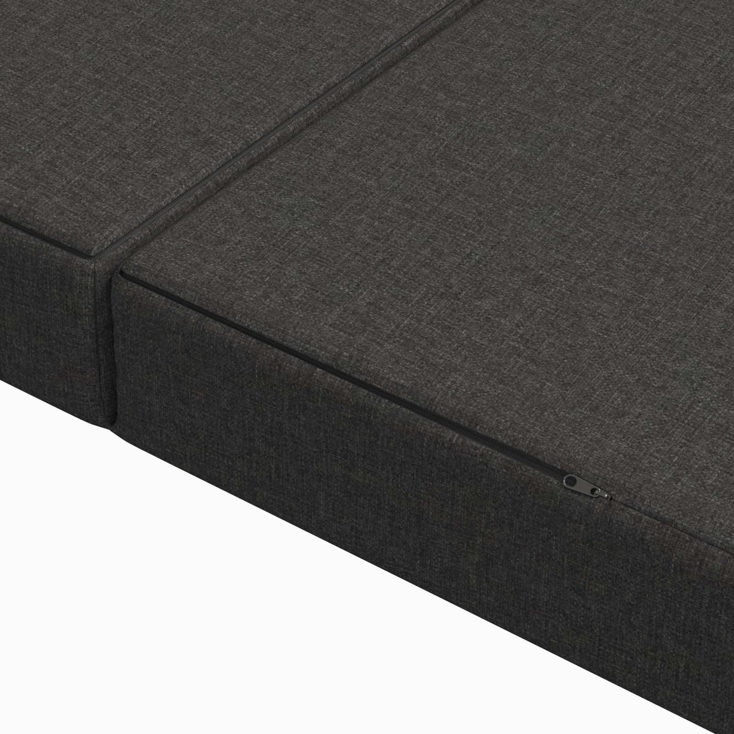 Vouwbare Bankbed 180 x 67 x 45 cm Donkergrijs is nu te koop bij PeponiXL, paradijselijk wonen!