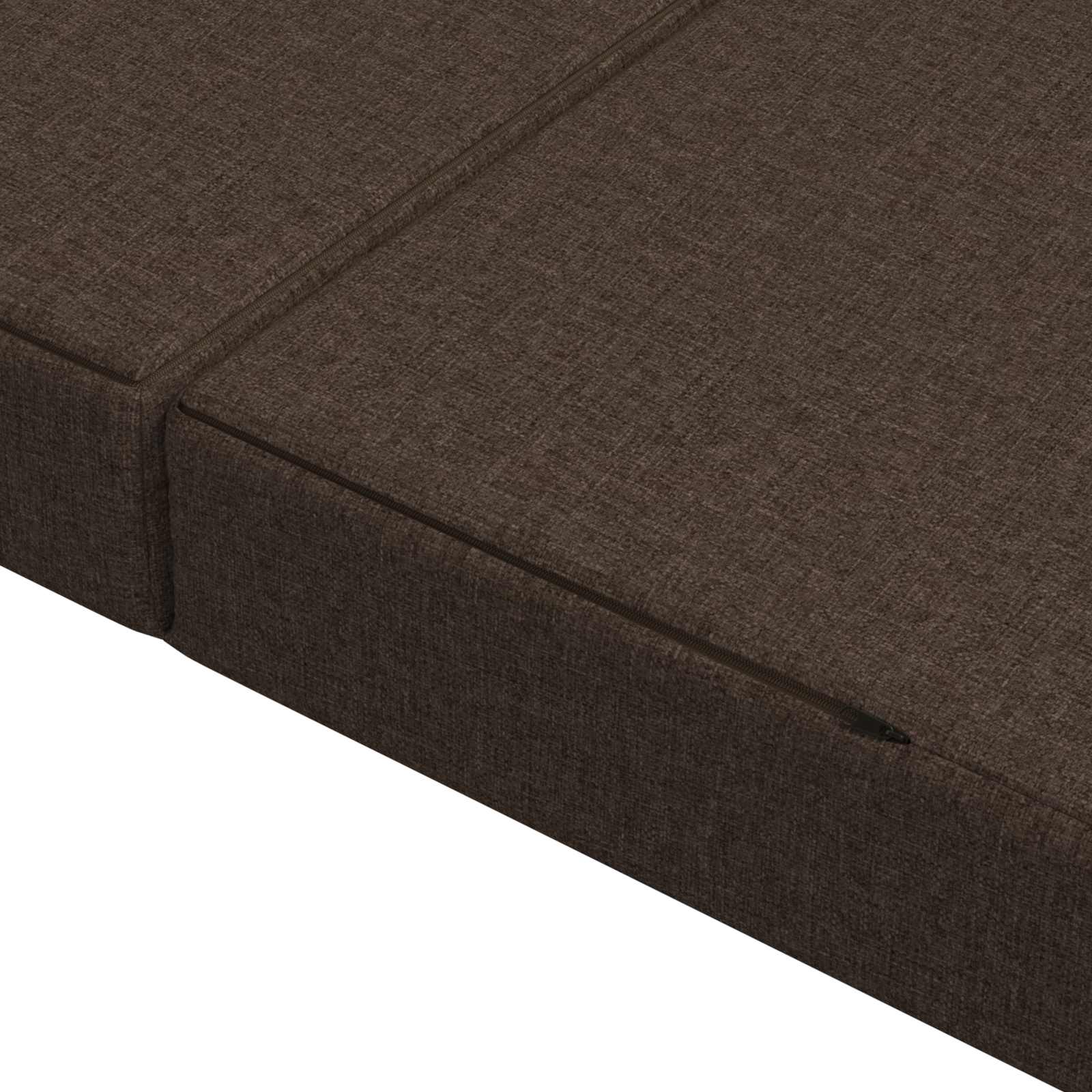 Vouwbare Bankbed 180 x 67 x 45 cm Taupe is nu te koop bij PeponiXL, paradijselijk wonen!