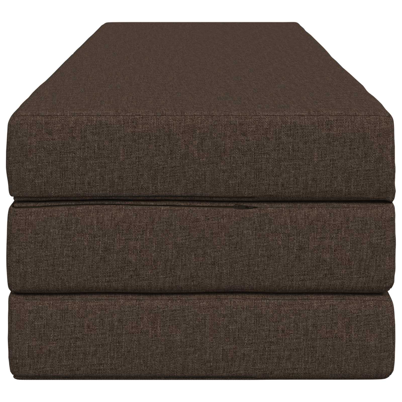Vouwbare Bankbed 180 x 67 x 45 cm Taupe is nu te koop bij PeponiXL, paradijselijk wonen!