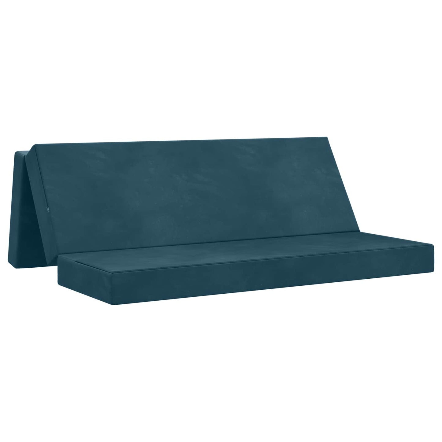 Vouwbare Bankbed 180 x 67 x 45 cm Blauw is nu te koop bij PeponiXL, paradijselijk wonen!