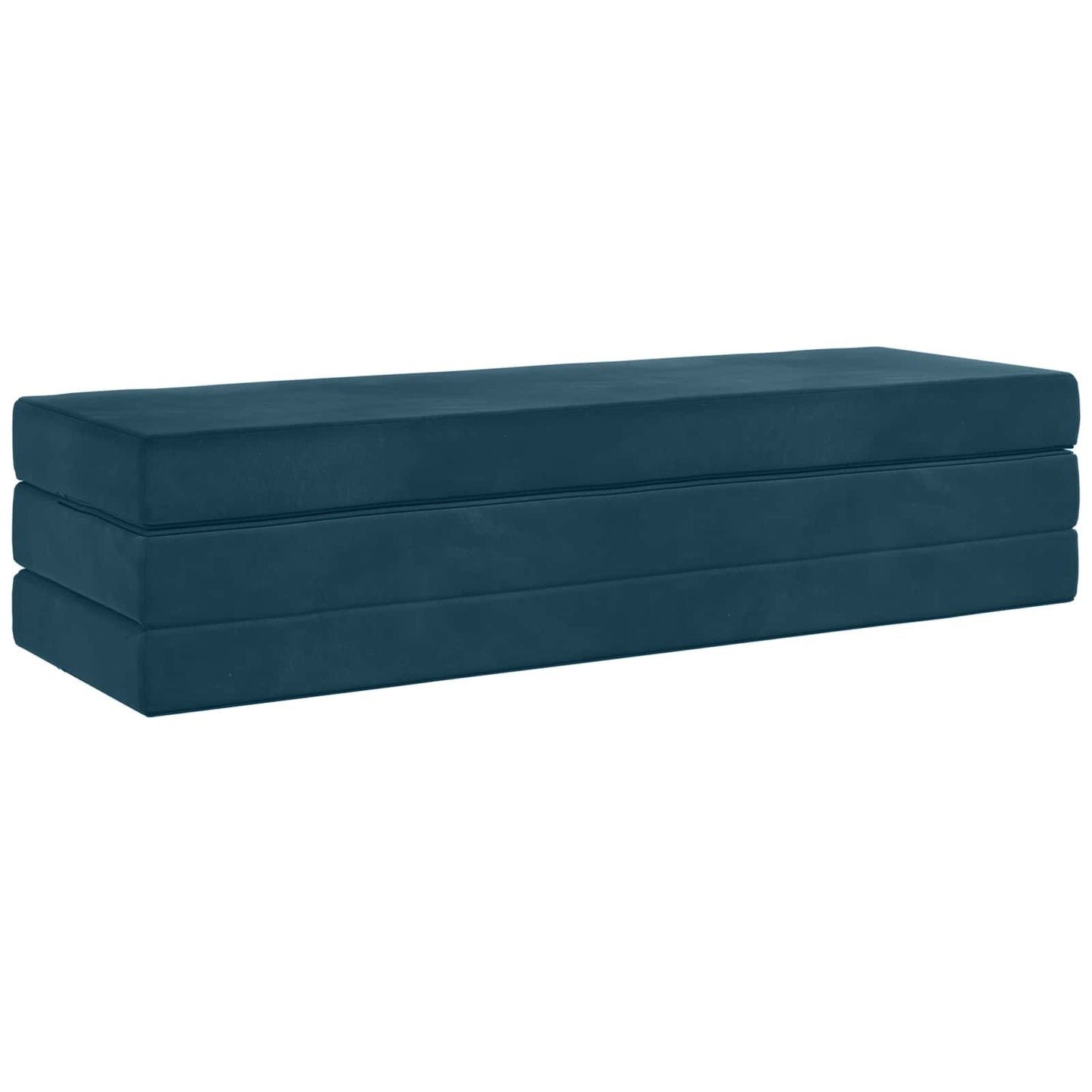 Vouwbare Bankbed 180 x 67 x 45 cm Blauw is nu te koop bij PeponiXL, paradijselijk wonen!