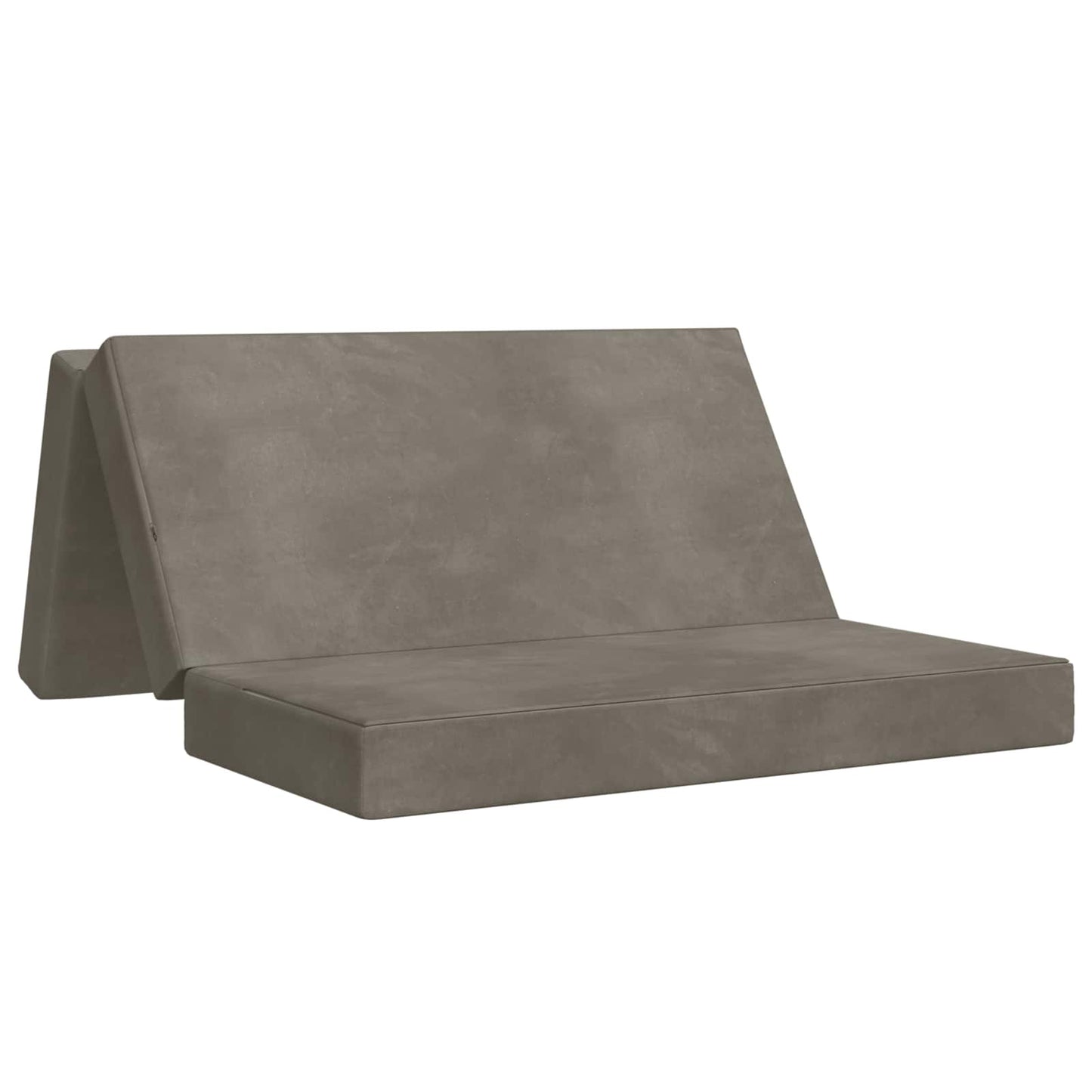 Vouwbare Bankbed 180 x 67 x 45 cm Lichtgrijs is nu te koop bij PeponiXL, paradijselijk wonen!