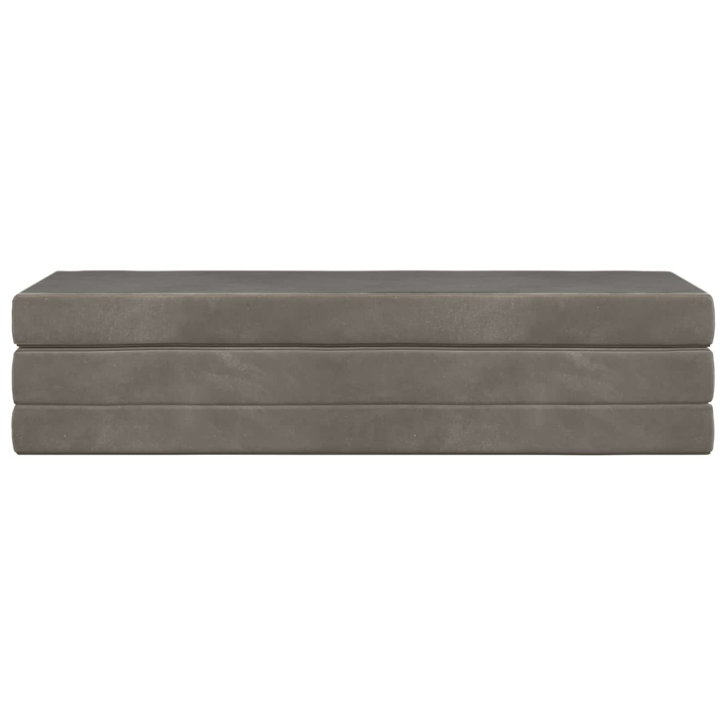 Vouwbare Bankbed 180 x 67 x 45 cm Lichtgrijs is nu te koop bij PeponiXL, paradijselijk wonen!