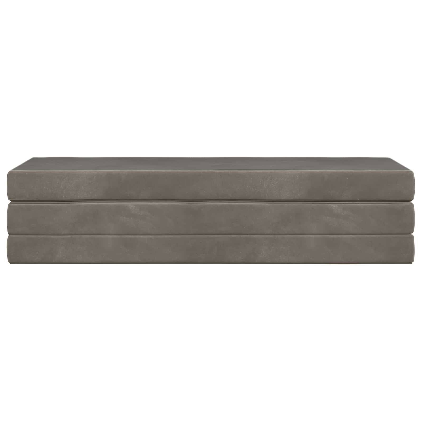 Vouwbare Bankbed 180 x 67 x 45 cm Lichtgrijs is nu te koop bij PeponiXL, paradijselijk wonen!