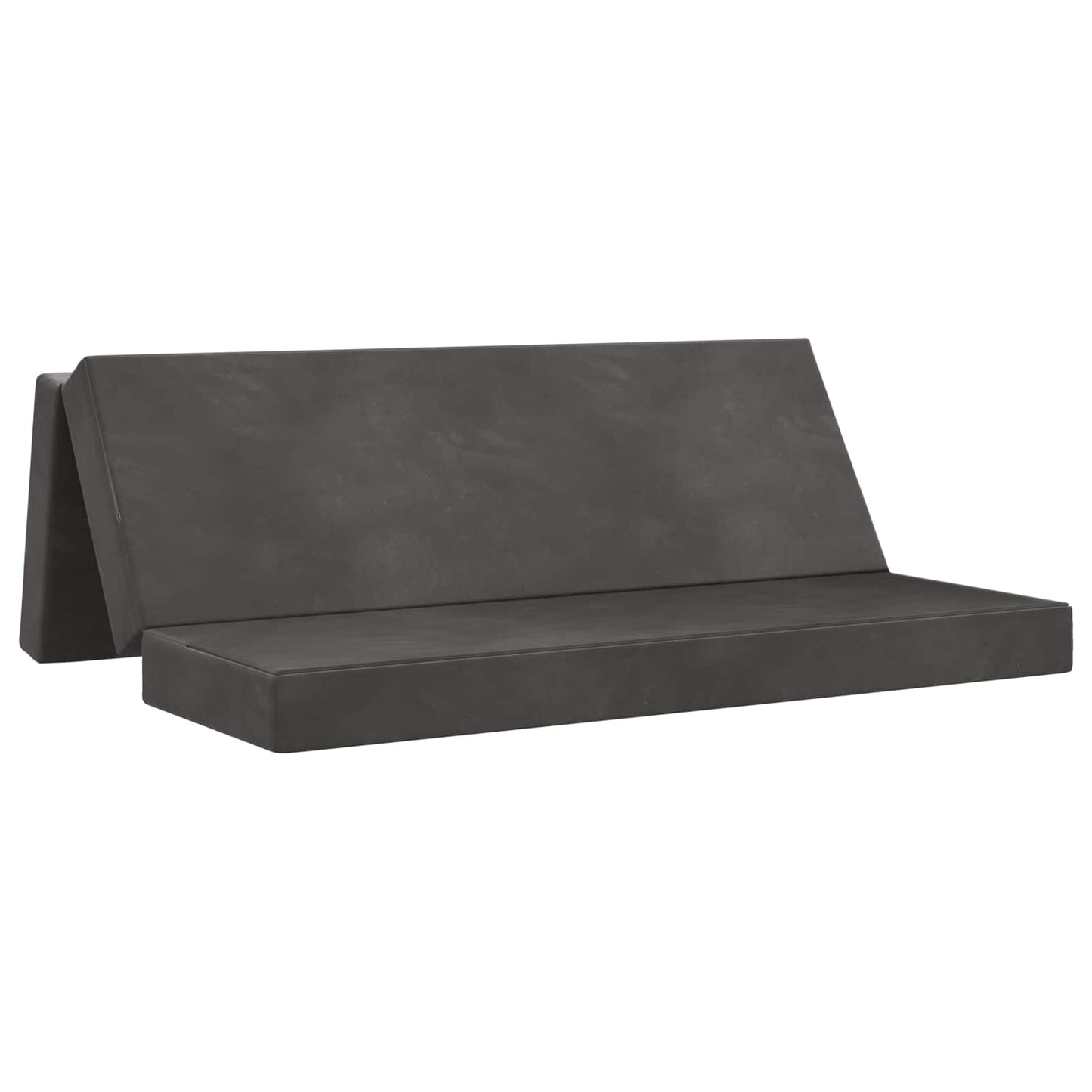 Vouwbare Bankbed 180 x 67 x 45 cm Donkergrijs is nu te koop bij PeponiXL, paradijselijk wonen!