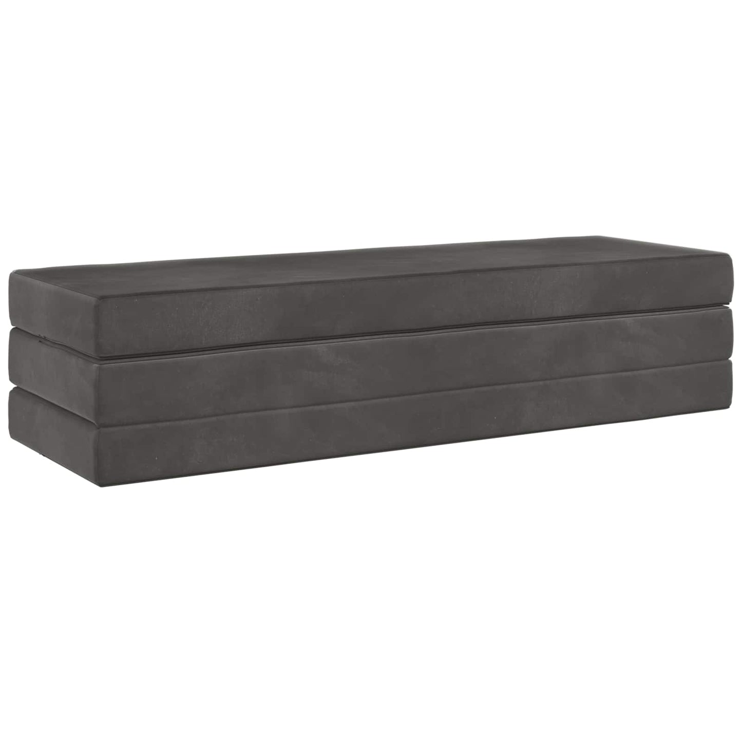 Vouwbare Bankbed 180 x 67 x 45 cm Donkergrijs is nu te koop bij PeponiXL, paradijselijk wonen!