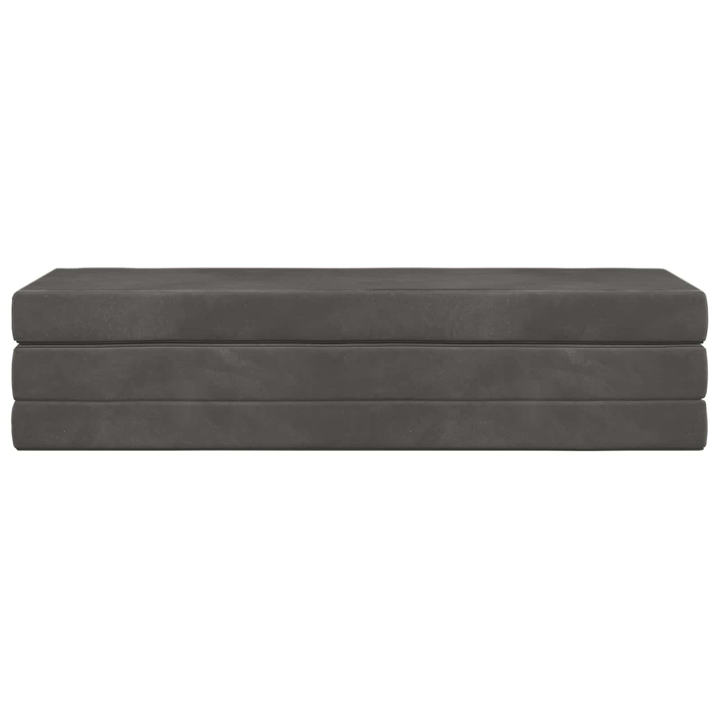 Vouwbare Bankbed 180 x 67 x 45 cm Donkergrijs is nu te koop bij PeponiXL, paradijselijk wonen!