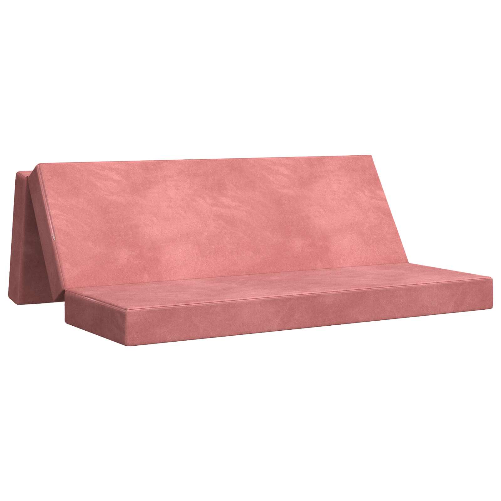 Vouwbare Bankbed 180 x 67 x 45 cm Roze is nu te koop bij PeponiXL, paradijselijk wonen!