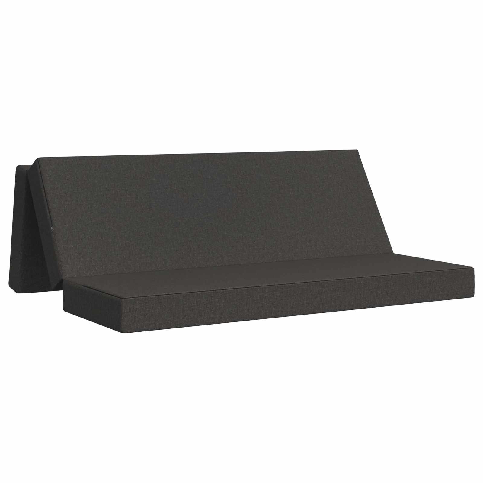 Vouwbare Bankbed 200 x 67 x 45 cm Donkergrijs is nu te koop bij PeponiXL, paradijselijk wonen!