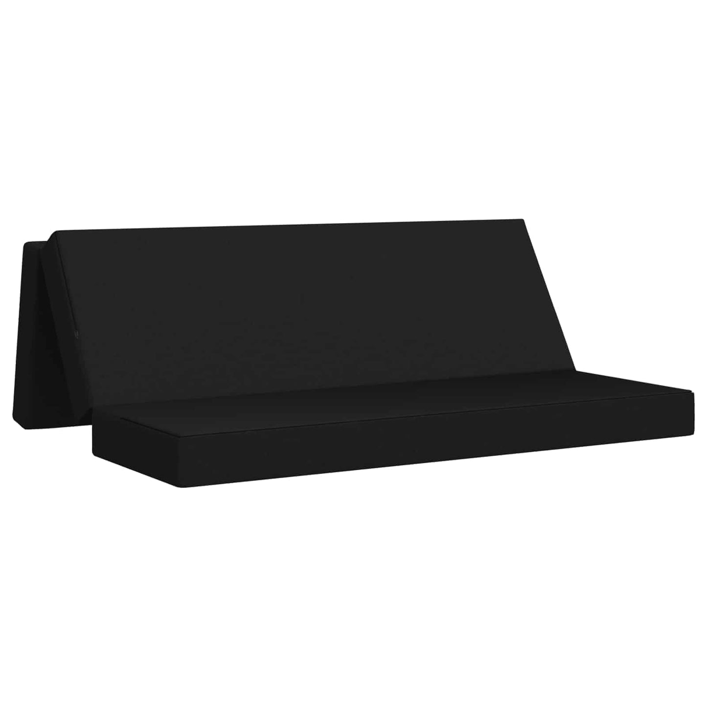 Vouwbare Bankbed 200 x 67 x 45 cm Zwart is nu te koop bij PeponiXL, paradijselijk wonen!