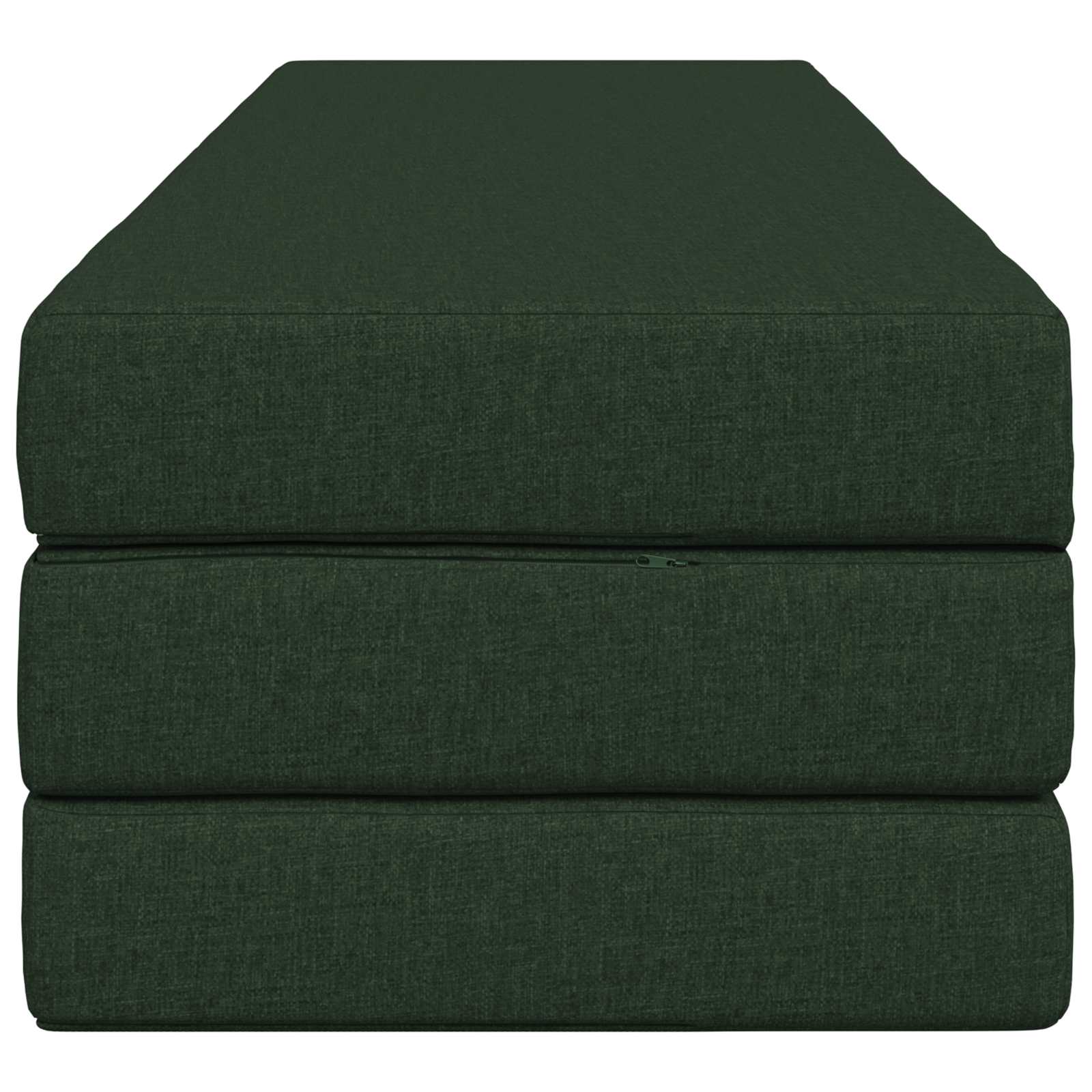 Vouwbare Bankbed 200 x 67 x 45 cm Donkergroen is nu te koop bij PeponiXL, paradijselijk wonen!