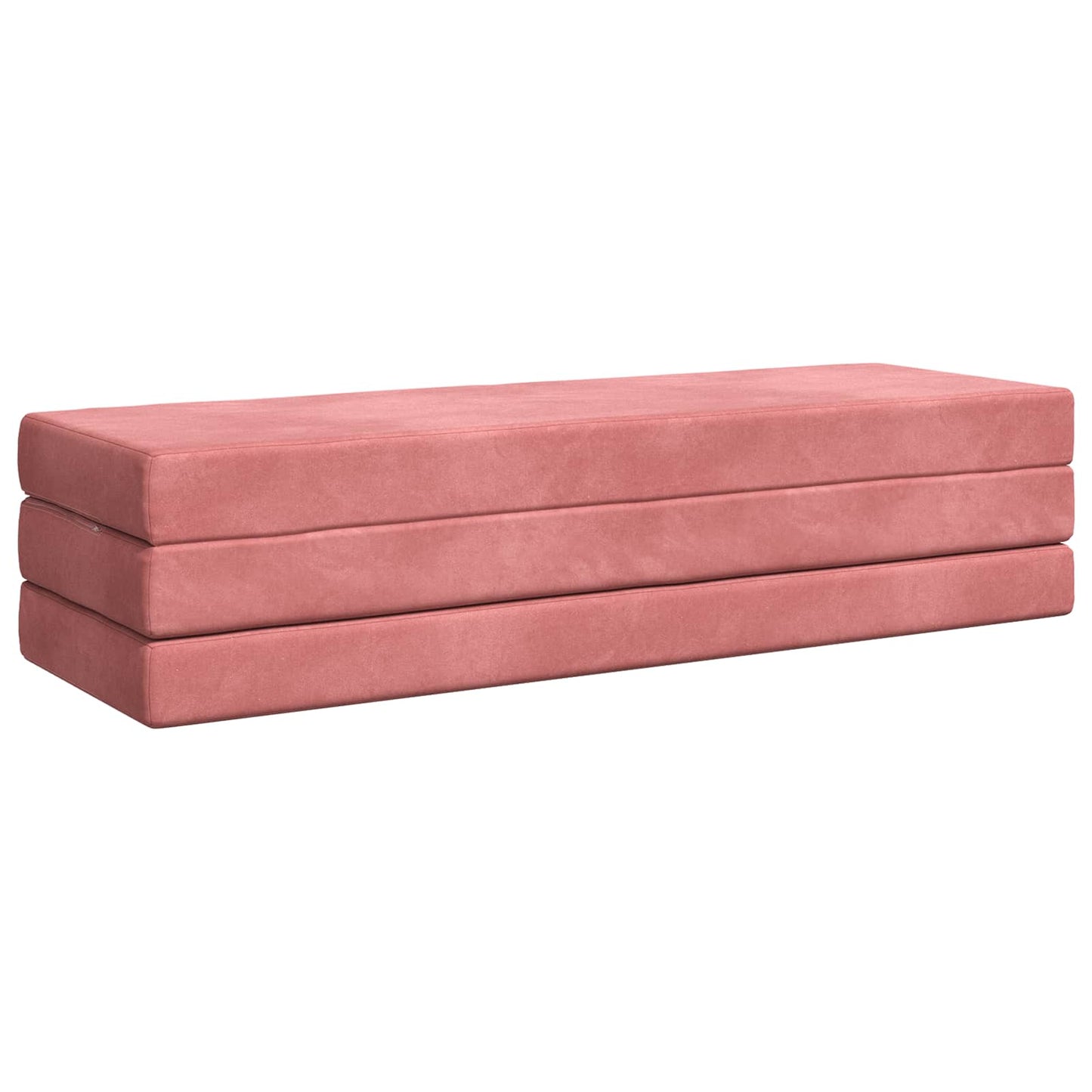 Vouwbare Bankbed 200 x 67 x 45 cm Roze is nu te koop bij PeponiXL, paradijselijk wonen!