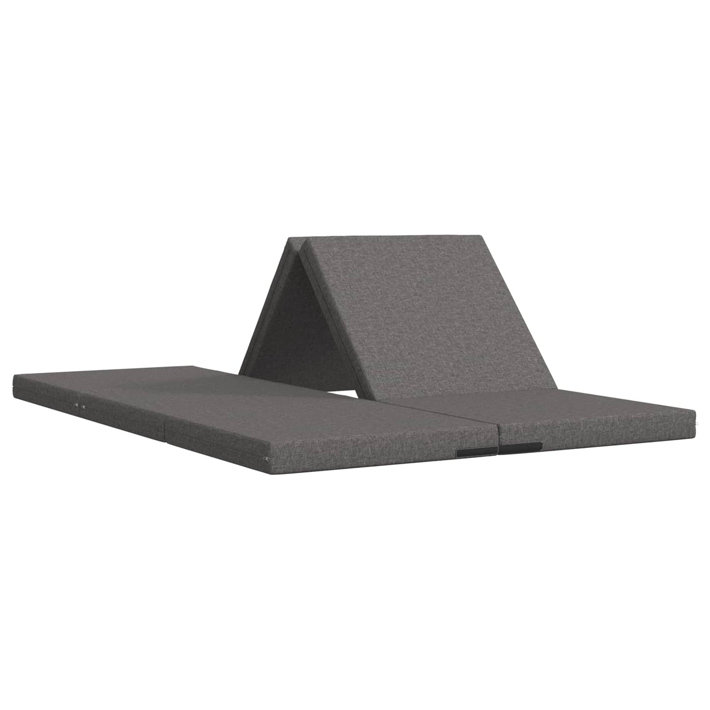 Vouwbare Bankbed 140 x 67 x 45 cm Lichtgrijs is nu te koop bij PeponiXL, paradijselijk wonen!