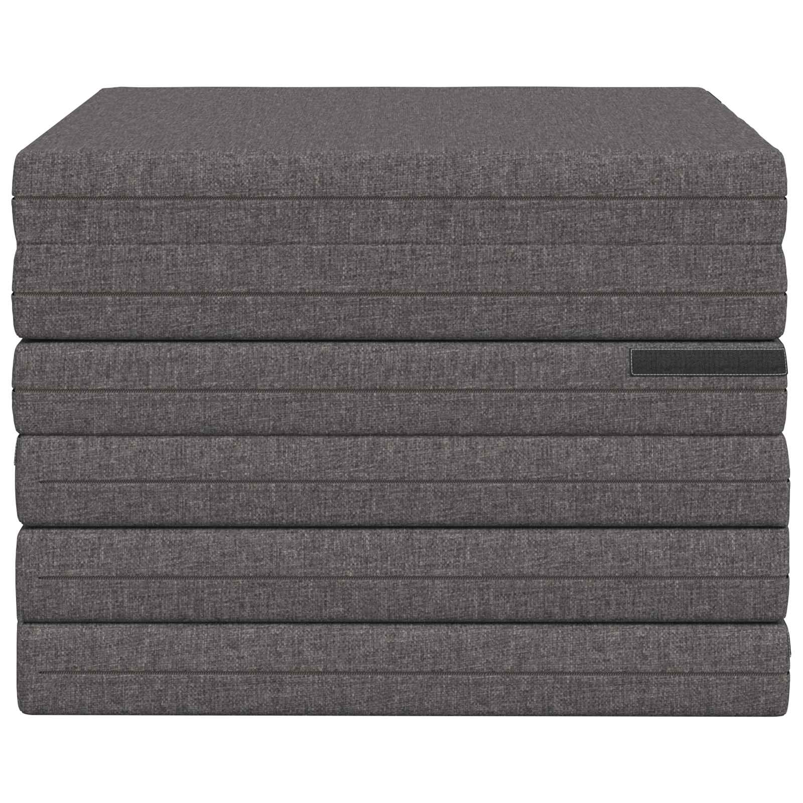 Vouwbare Bankbed 140 x 67 x 45 cm Lichtgrijs is nu te koop bij PeponiXL, paradijselijk wonen!