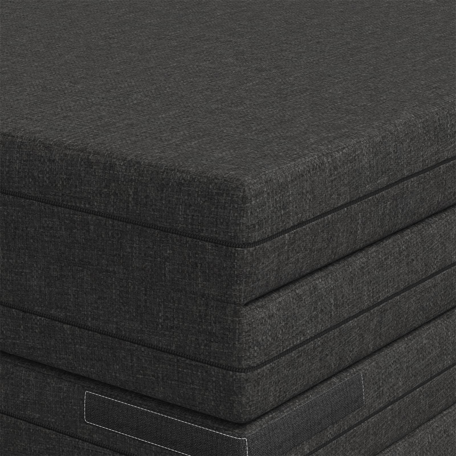 Vouwbare Bankbed 140 x 67 x 45 cm Donkergrijs is nu te koop bij PeponiXL, paradijselijk wonen!