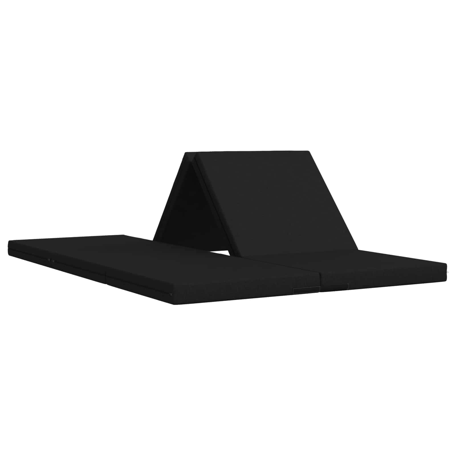 Vouwbare Bankbed 140 x 67 x 45 cm Zwart is nu te koop bij PeponiXL, paradijselijk wonen!