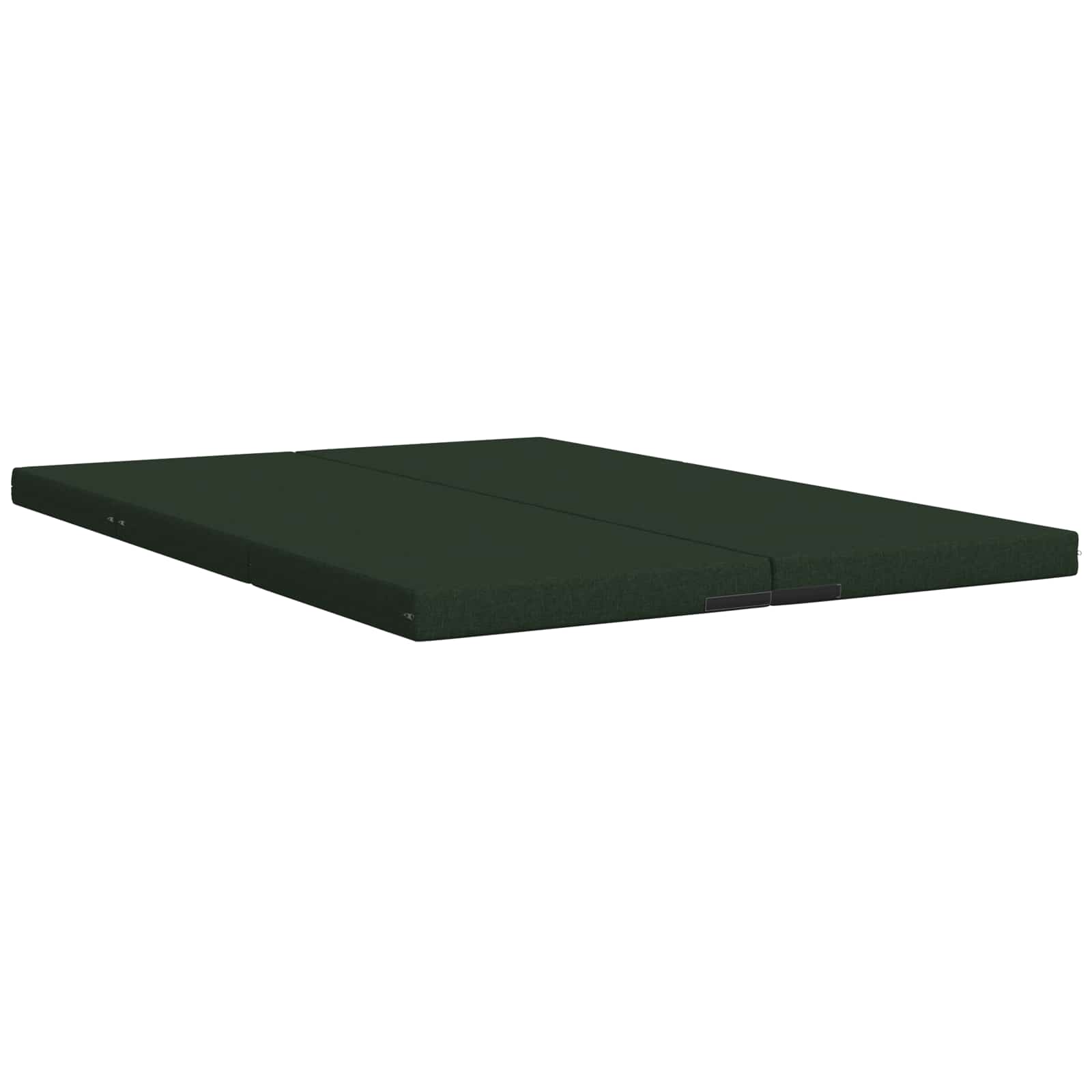 Vouwbare Bankbed 140 x 67 x 45 cm Donkergroen is nu te koop bij PeponiXL, paradijselijk wonen!