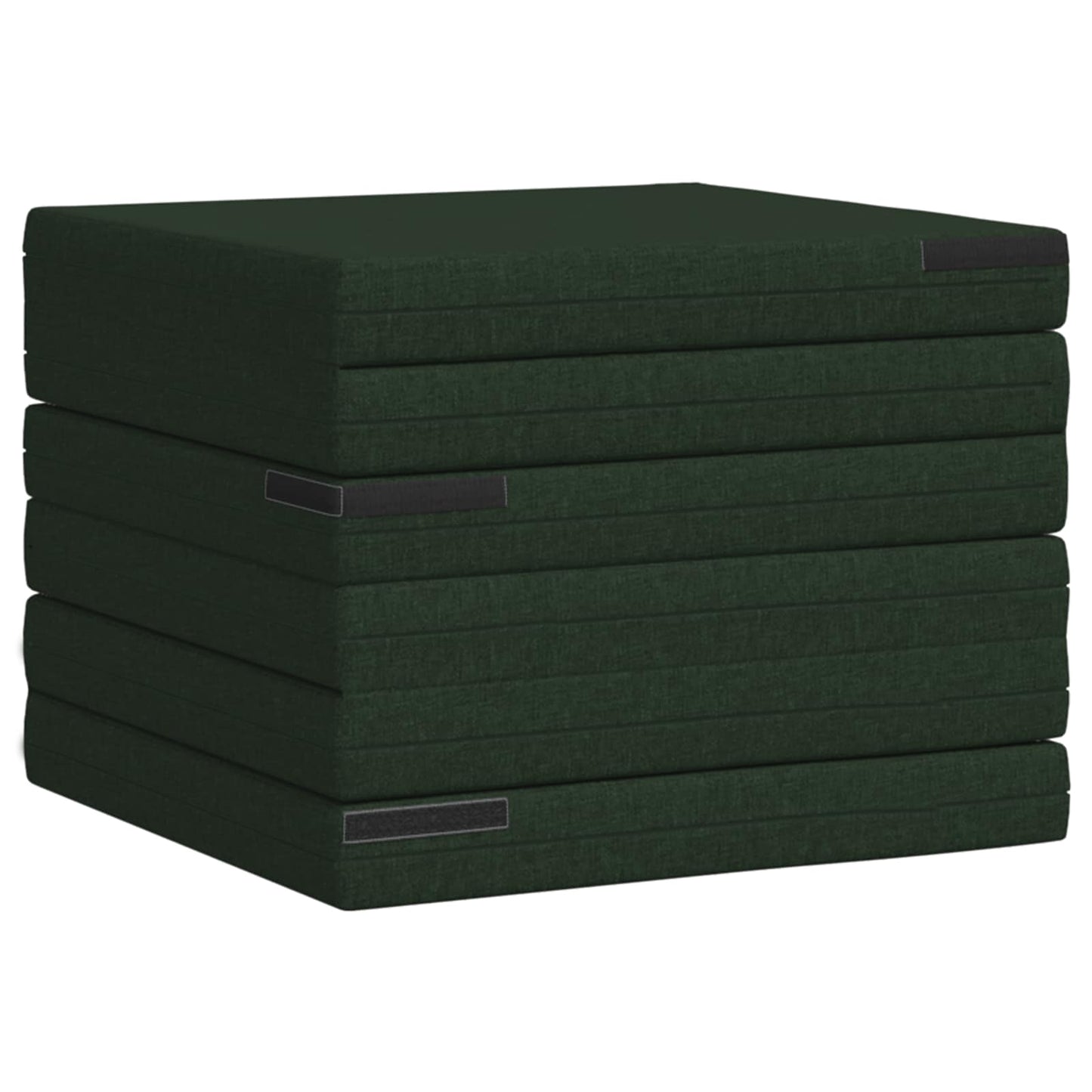 Vouwbare Bankbed 140 x 67 x 45 cm Donkergroen is nu te koop bij PeponiXL, paradijselijk wonen!
