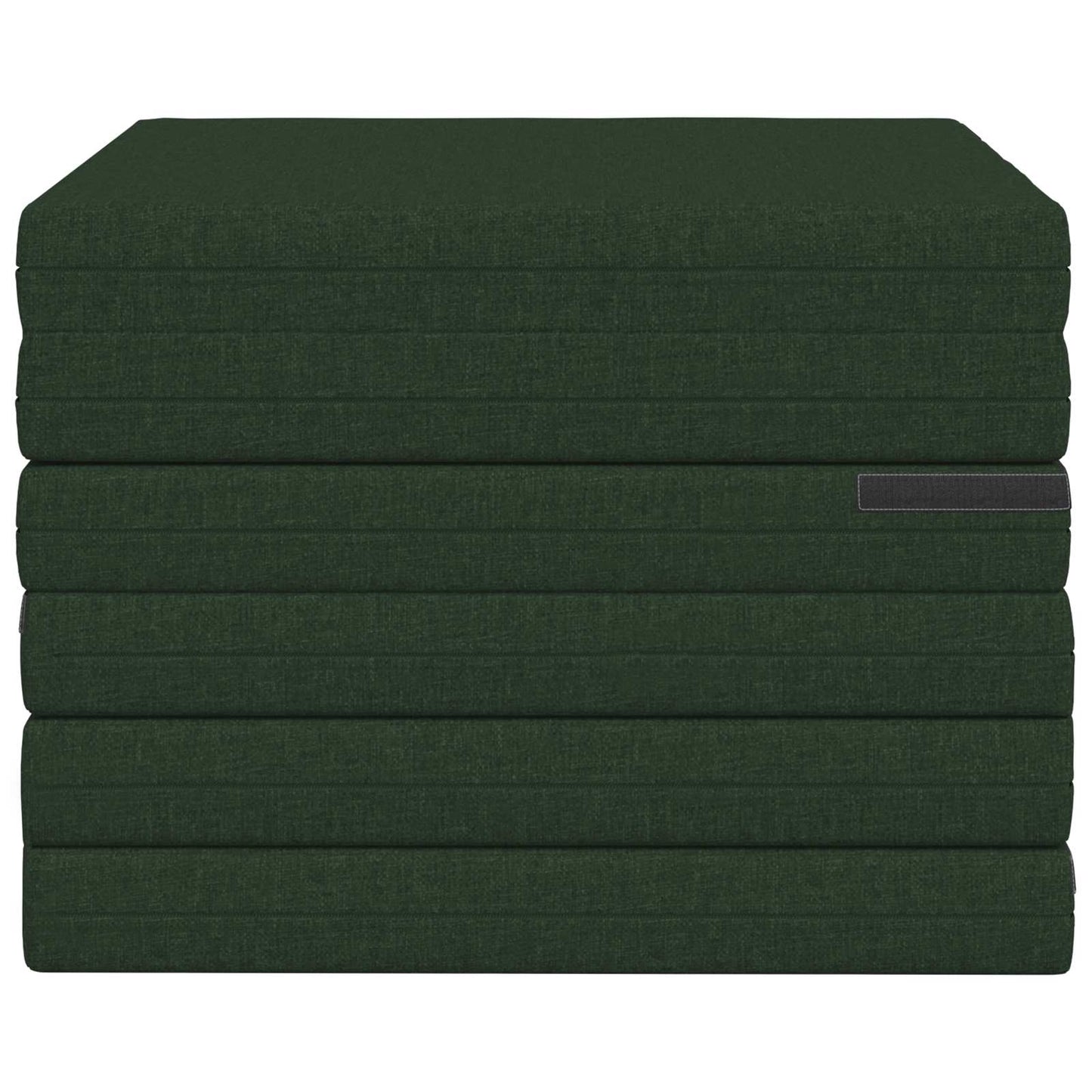Vouwbare Bankbed 140 x 67 x 45 cm Donkergroen is nu te koop bij PeponiXL, paradijselijk wonen!