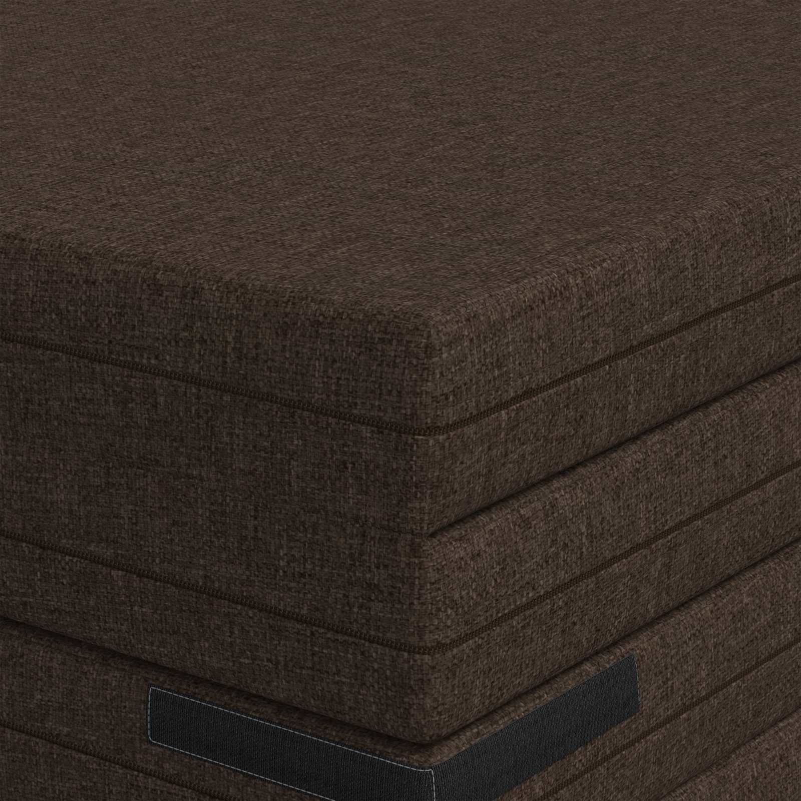 Vouwbare Bankbed 140 x 67 x 45 cm Taupe is nu te koop bij PeponiXL, paradijselijk wonen!