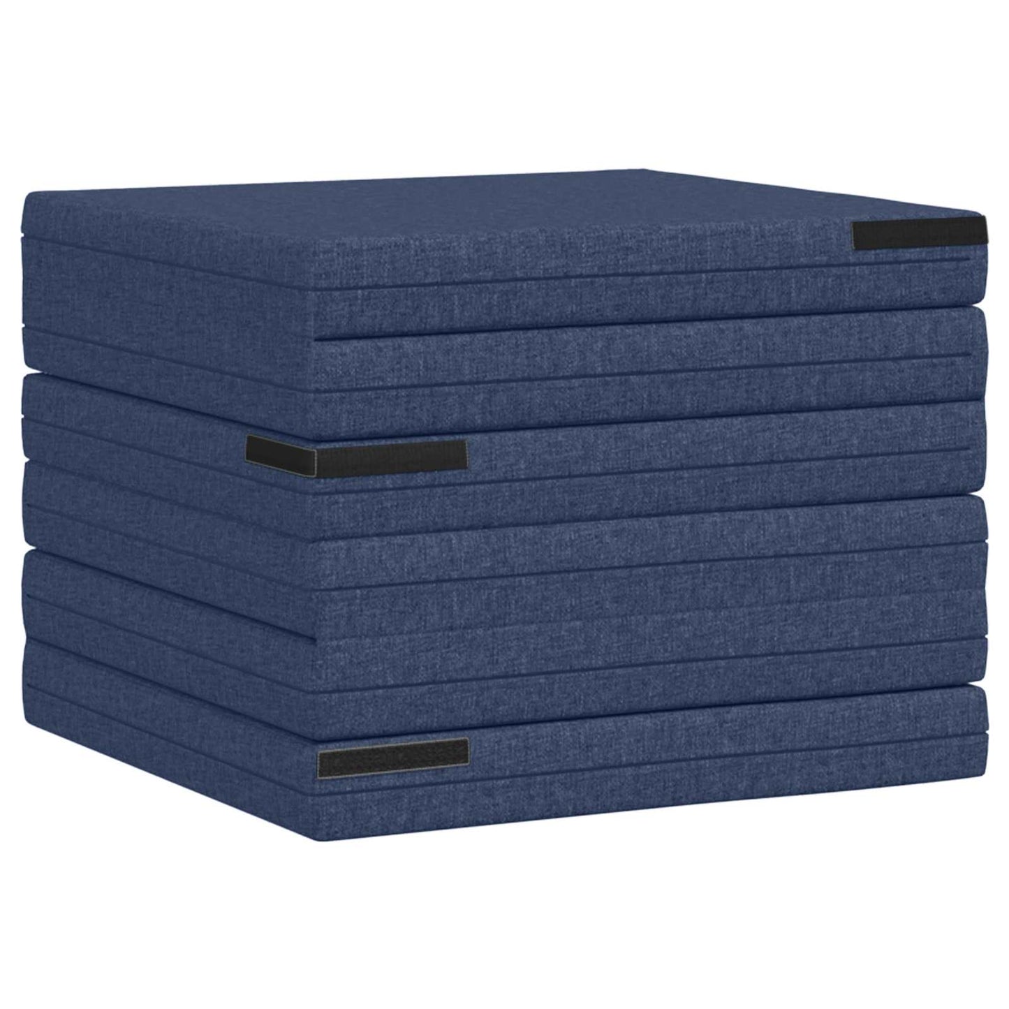 Vouwbare Bankbed 140 x 67 x 45 cm Blauw is nu te koop bij PeponiXL, paradijselijk wonen!