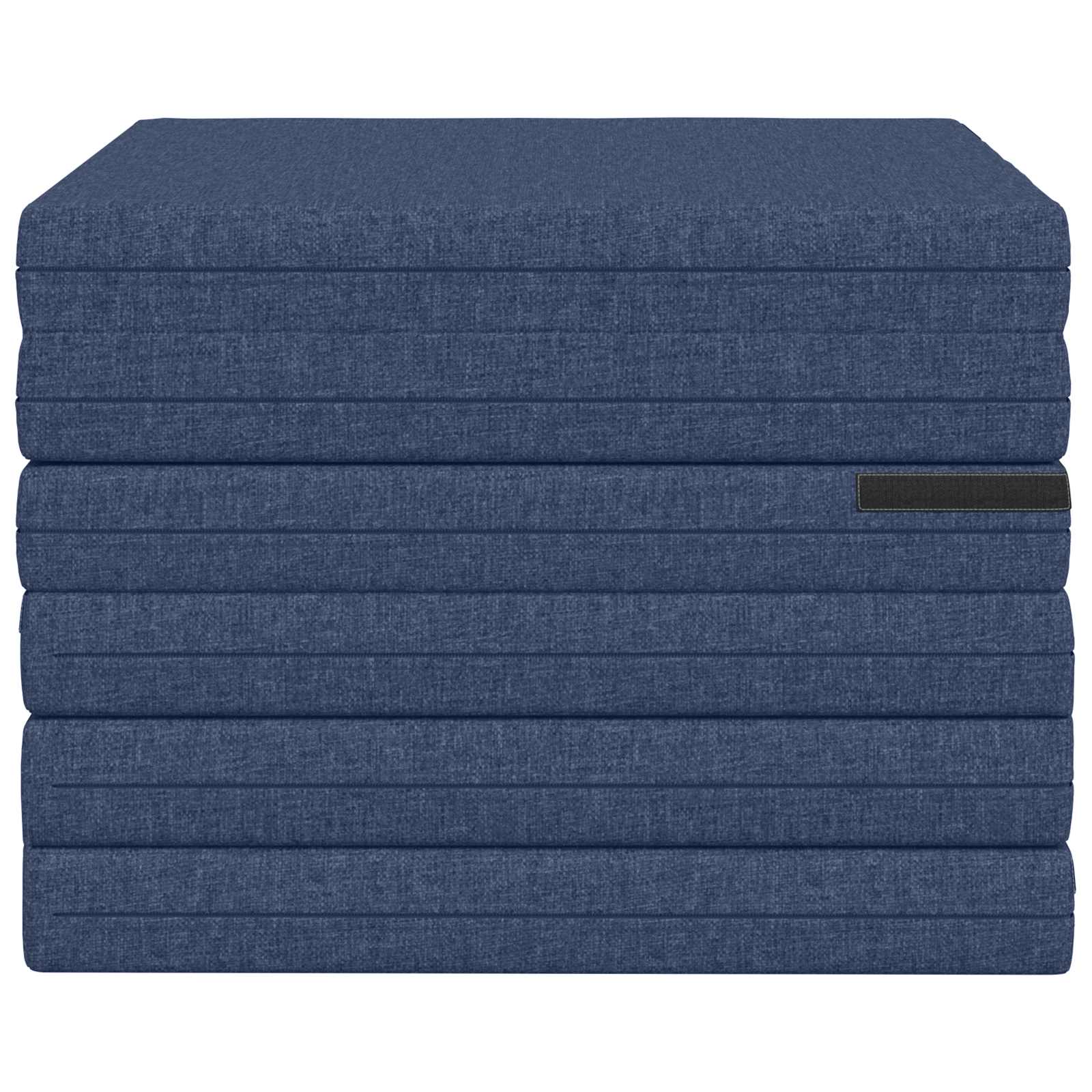 Vouwbare Bankbed 140 x 67 x 45 cm Blauw is nu te koop bij PeponiXL, paradijselijk wonen!