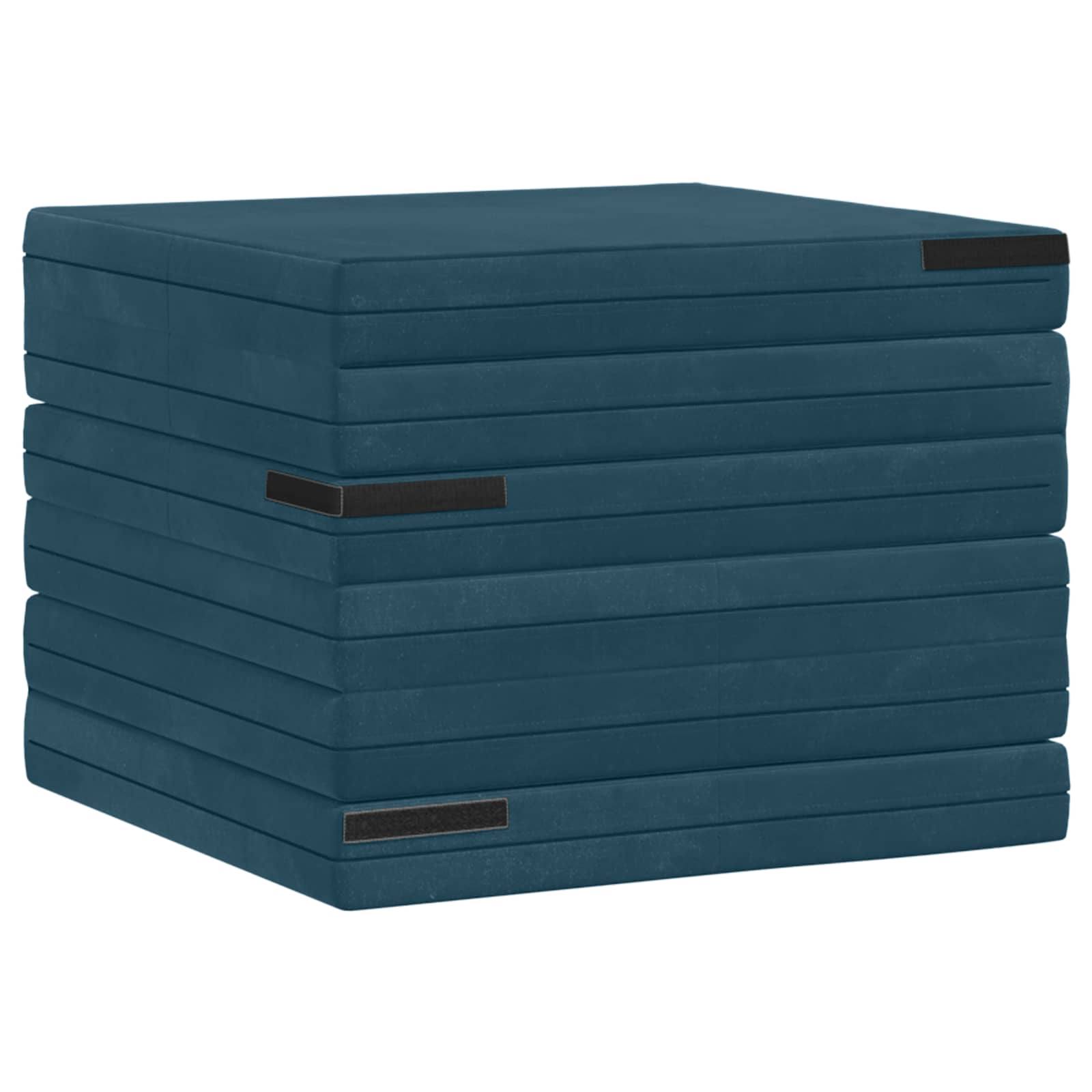 Vouwbare Bankbed 140 x 67 x 45 cm Blauw is nu te koop bij PeponiXL, paradijselijk wonen!