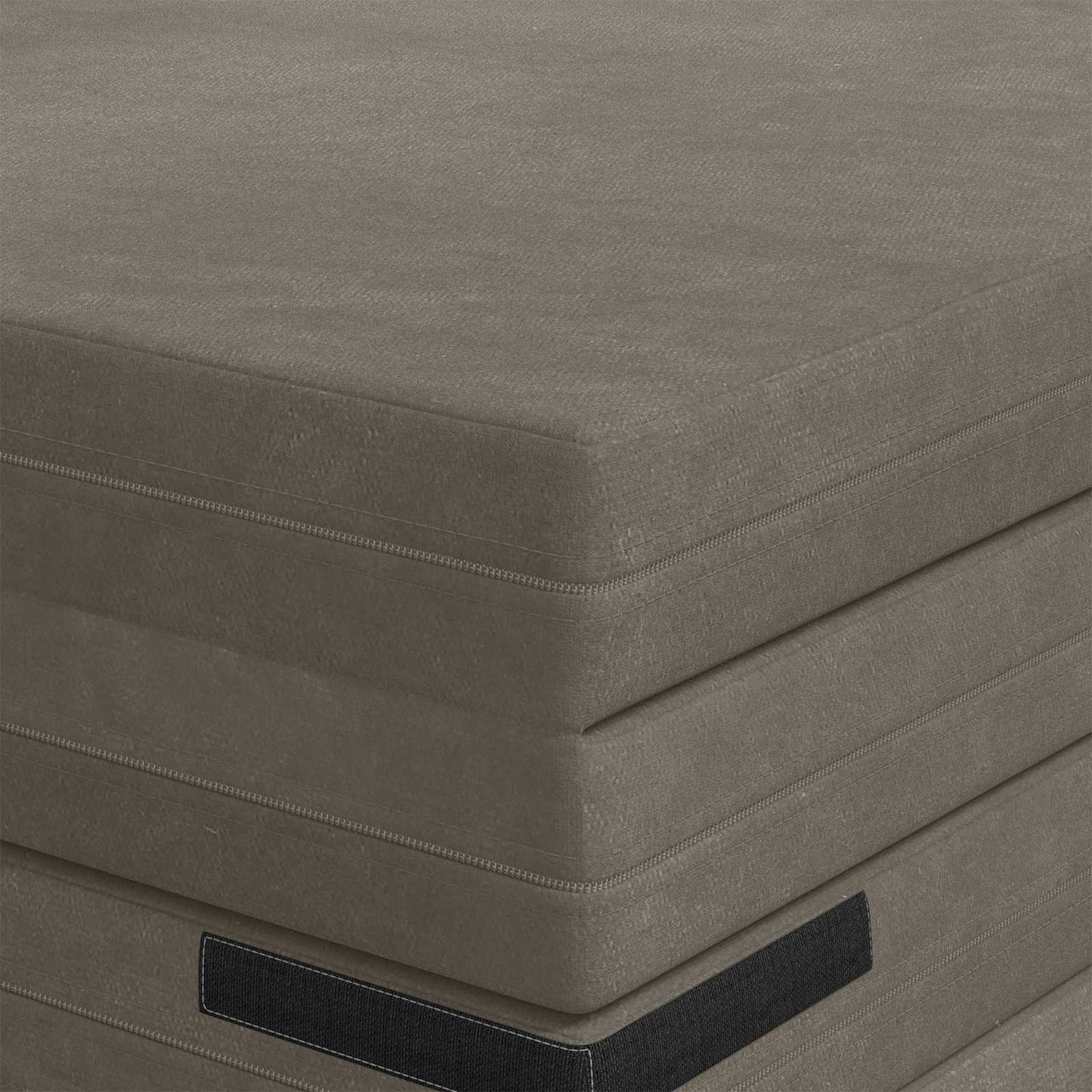 Vouwbare Bankbed 140 x 67 x 45 cm Lichtgrijs is nu te koop bij PeponiXL, paradijselijk wonen!