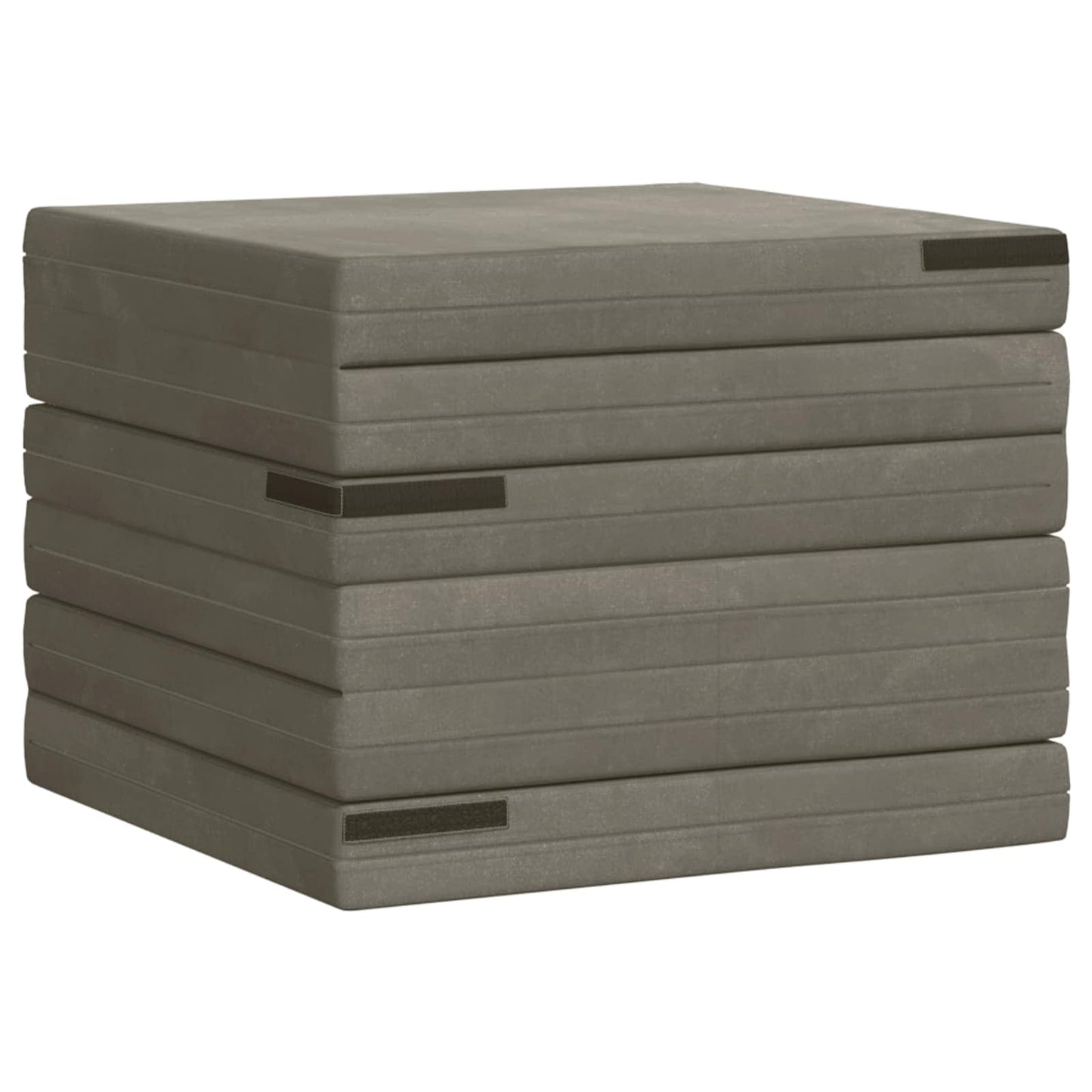 Vouwbare Bankbed 140 x 67 x 45 cm Lichtgrijs is nu te koop bij PeponiXL, paradijselijk wonen!