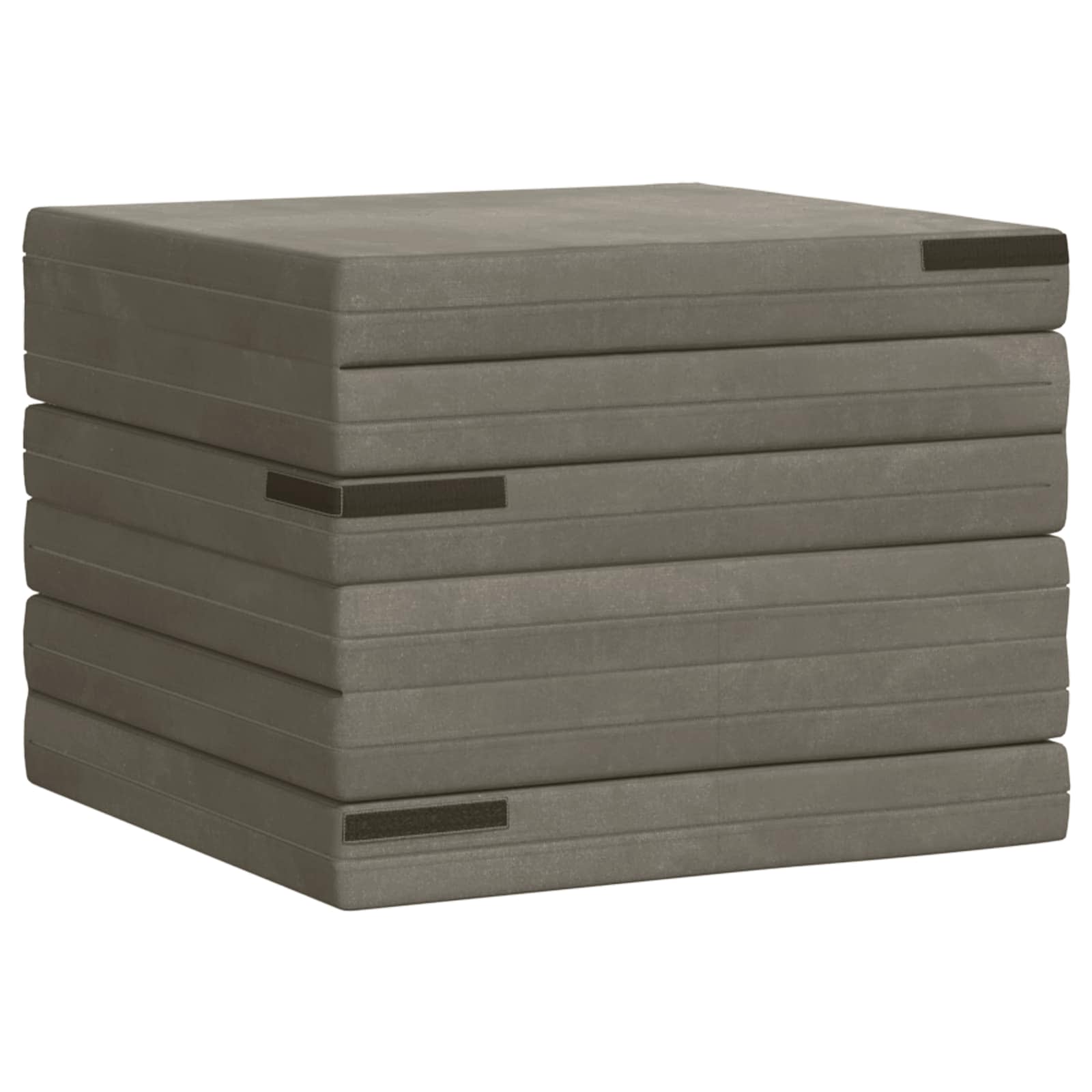 Vouwbare Bankbed 140 x 67 x 45 cm Lichtgrijs is nu te koop bij PeponiXL, paradijselijk wonen!